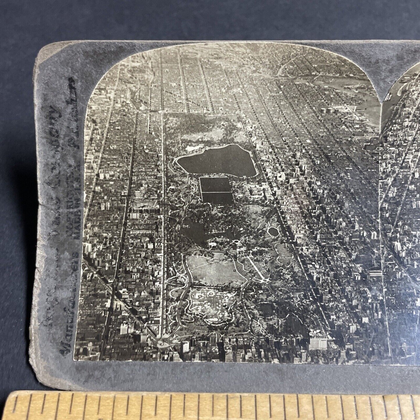 Antique 1910s Central Park New York City Manhattan Stereoview Photo Card P4266