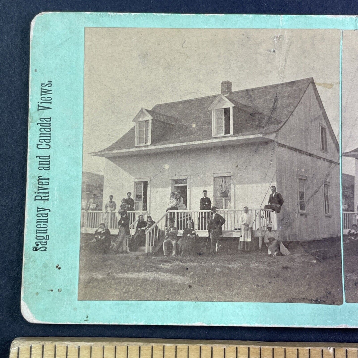 1983 Bagot Street Saguenay Quebec Canada Stereoview D.A. Clifford c1870s Y2511