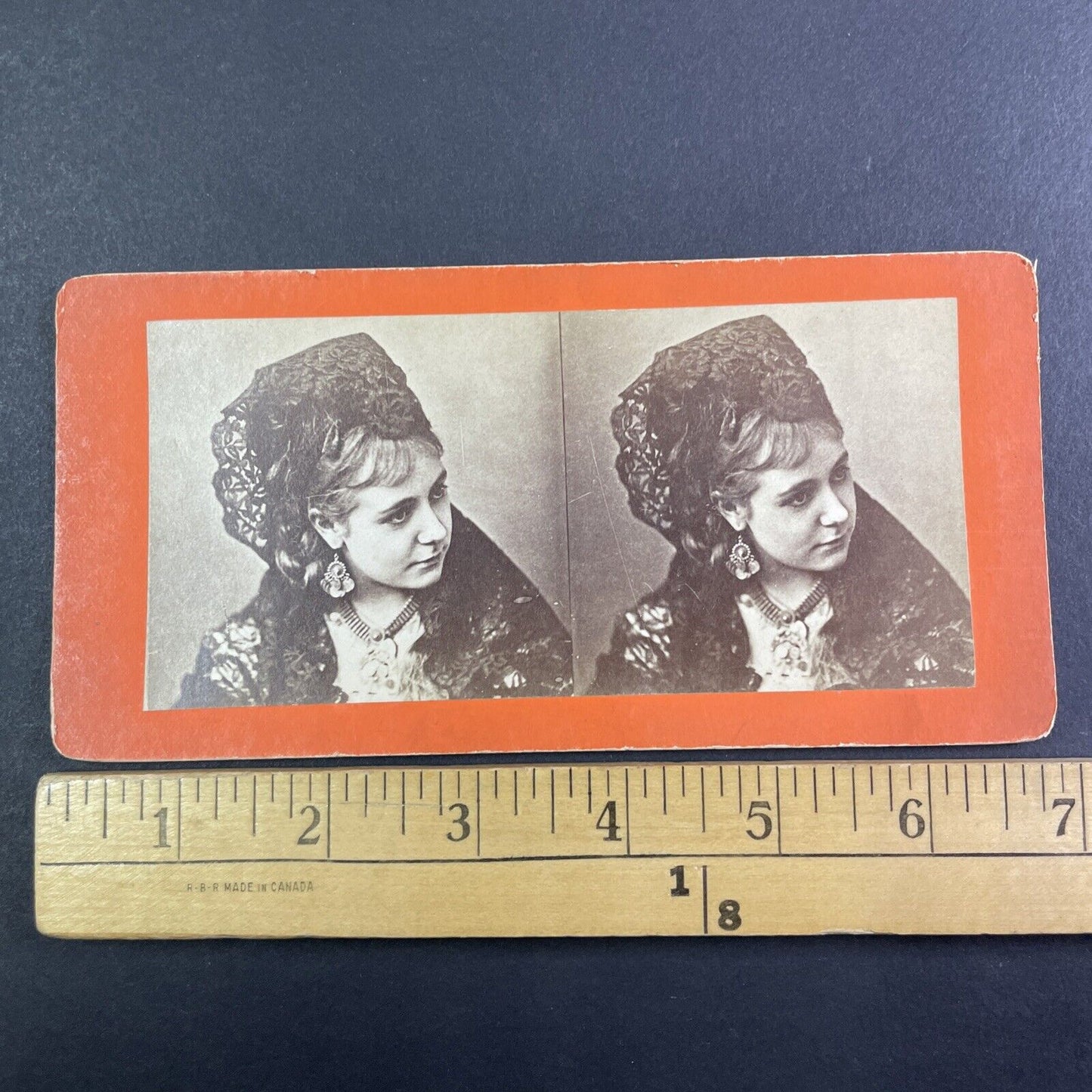 Actress Millie Cook Broadway Actor Stereoview Antique c1870 Y1324