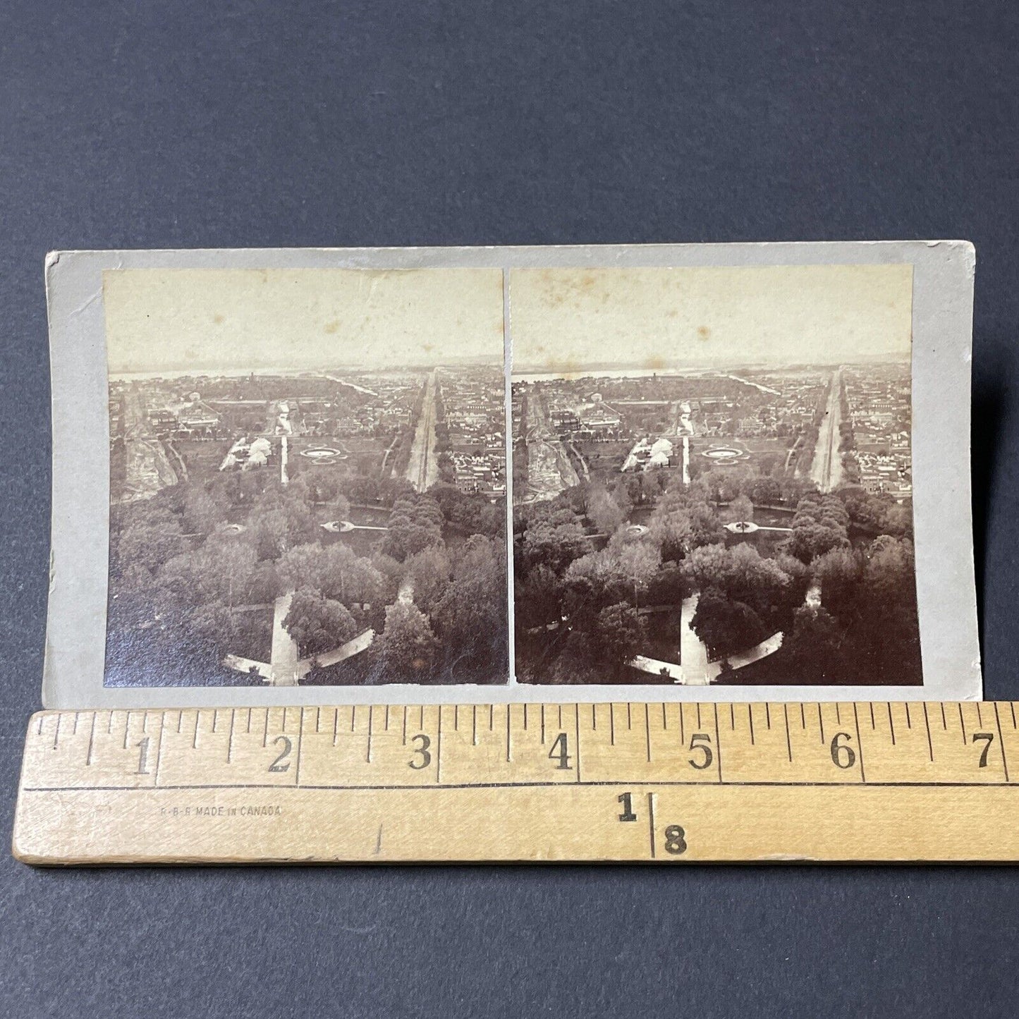 Antique 1860s Washington DC During The Civil War Stereoview Photo Card V1816