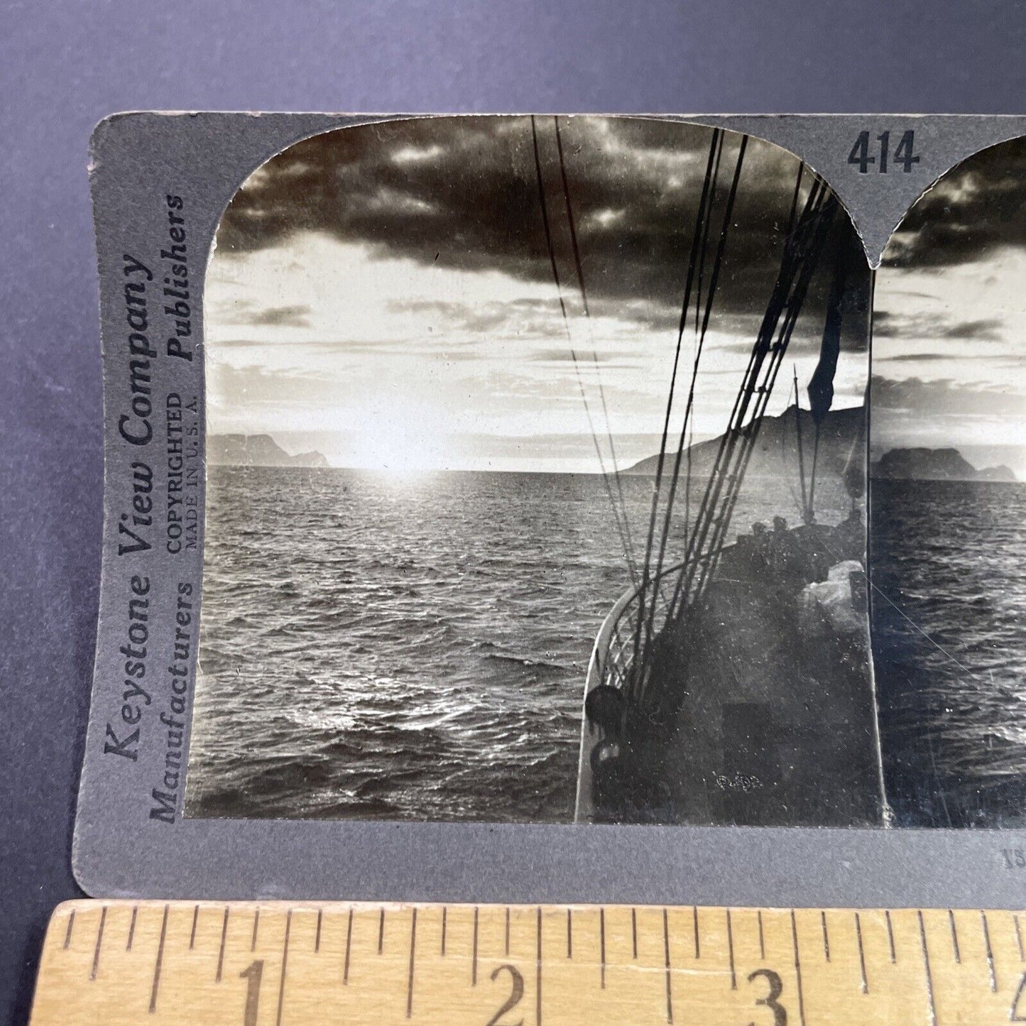 Antique 1910s The Northern Viking Cape Of Norway Stereoview Photo Card P3722