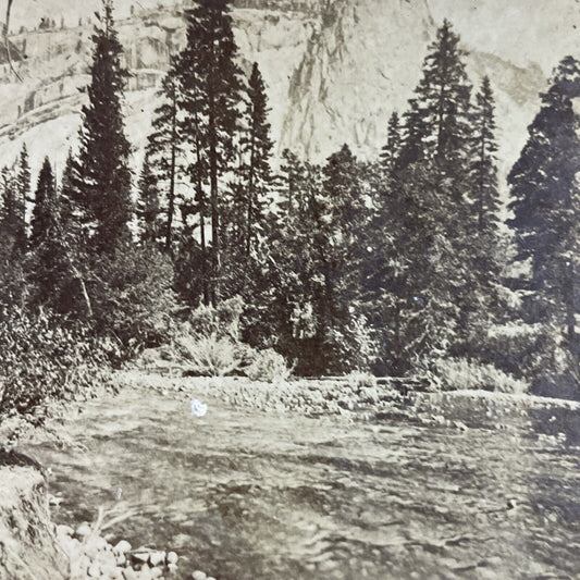 Antique 1870s North Dome Yosemite California Stereoview Photo Card P3614