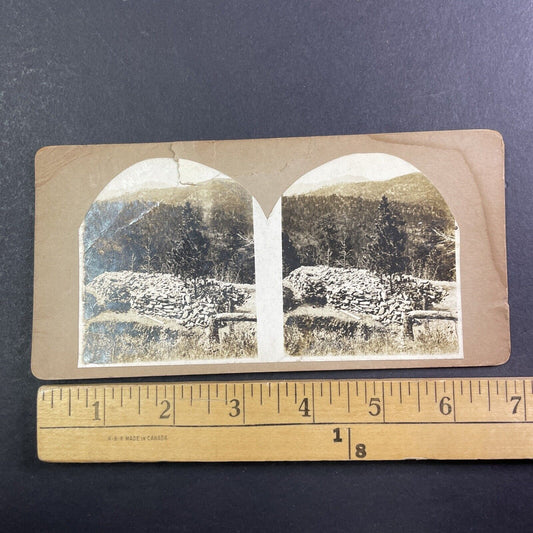 Copper Mountain Colorado Open Cut Mine Dump Stereoview Antique c1870s X3755