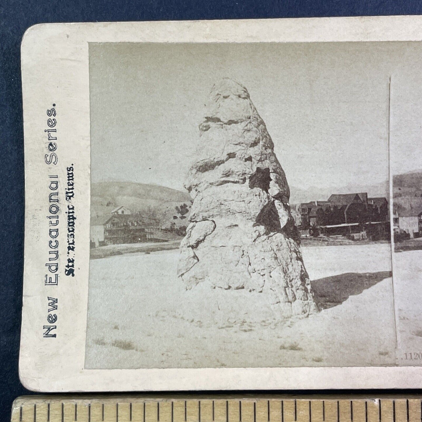 Liberty Cap And Hotel Yellowstone Stereoview Frank Jay Haynes Antique 1884 X3628