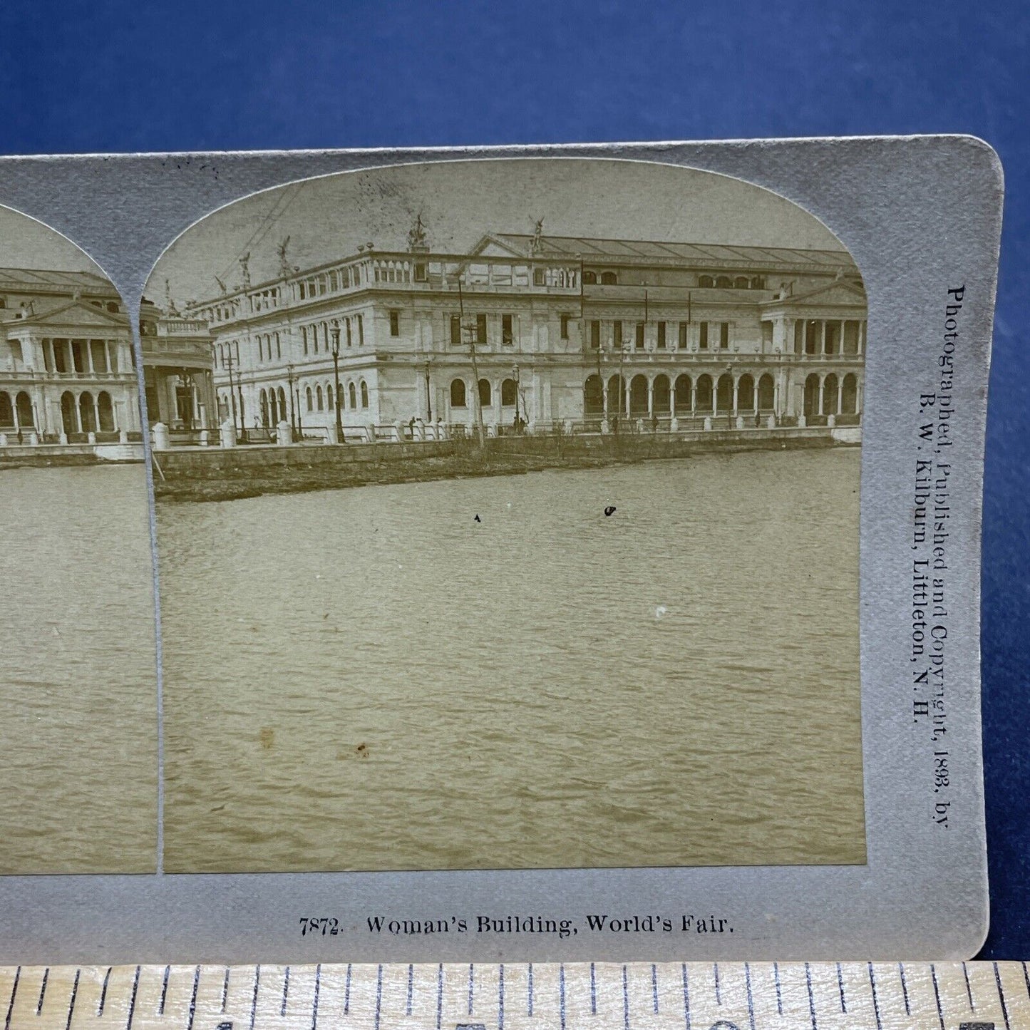 Antique 1883 Columbian Exposition Chicago Illinois Stereoview Photo Card P1846