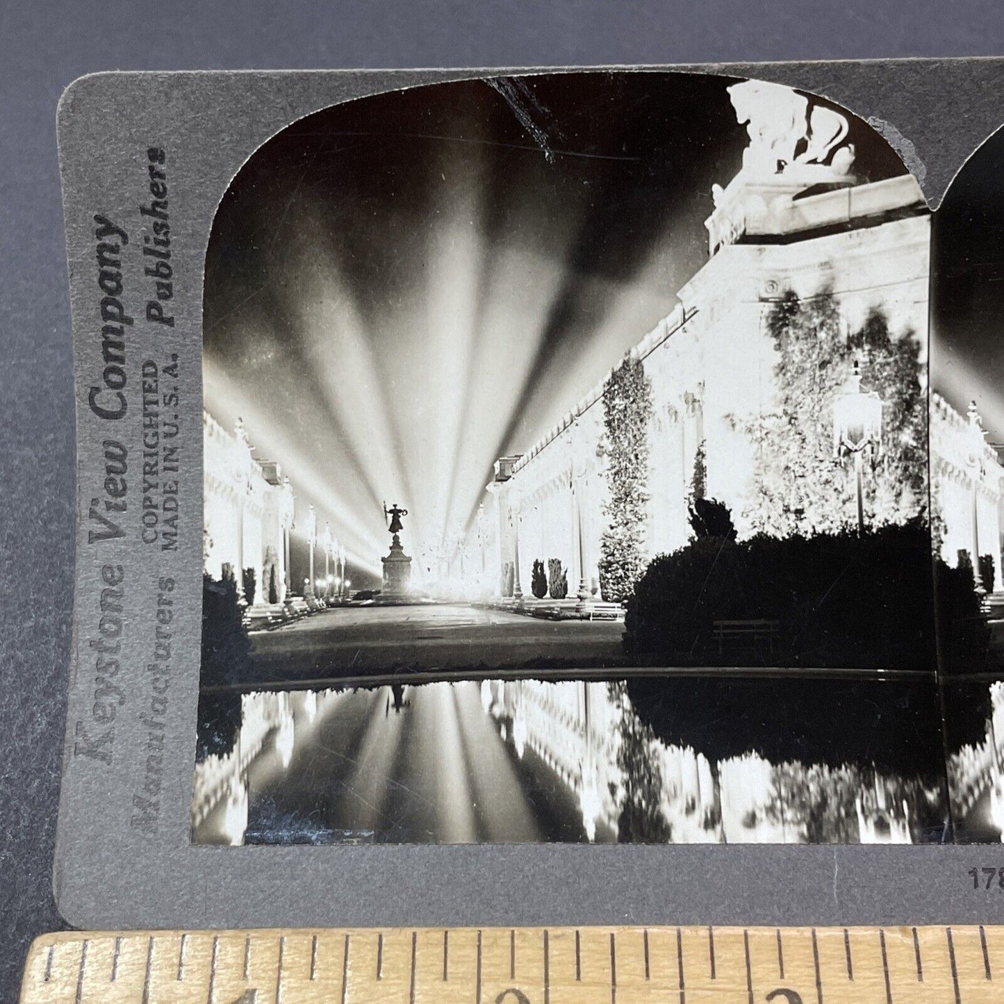 Antique 1915 Panama Pacific Building San Francisco Stereoview Photo Card V2193