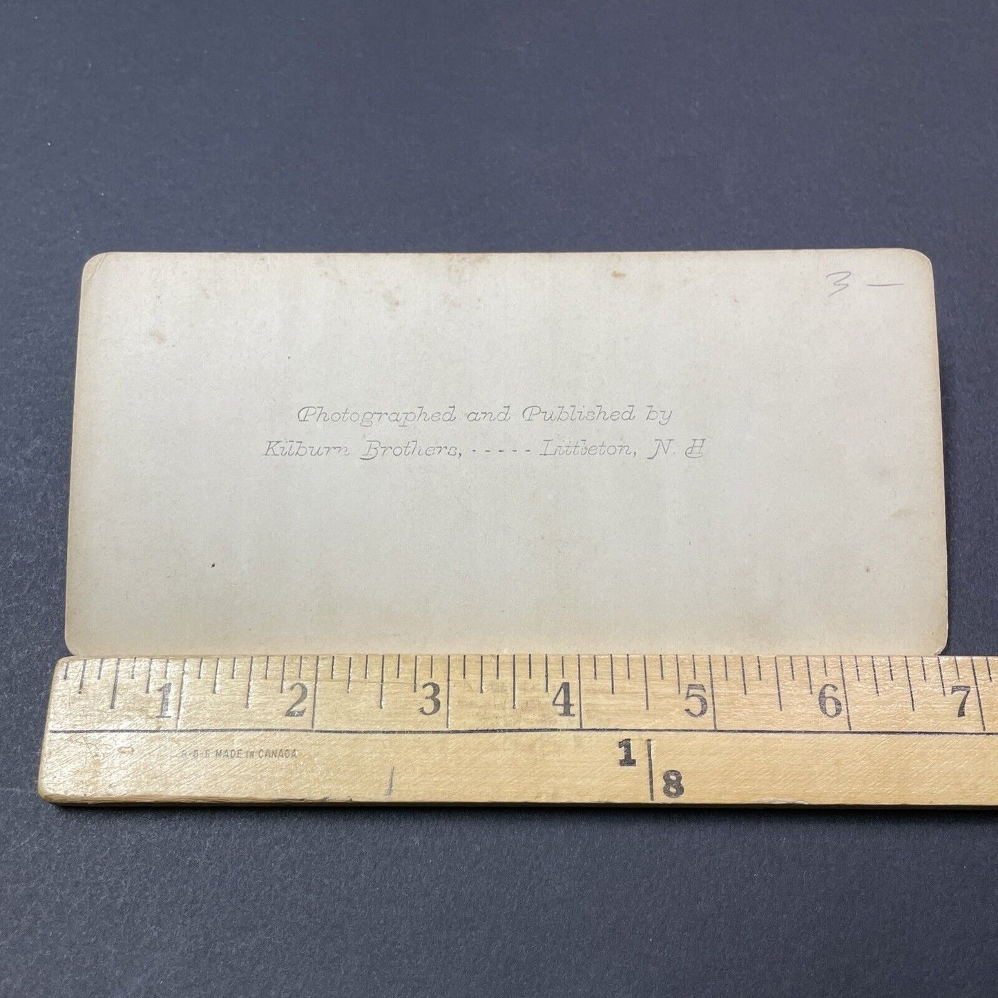 Antique 1870s The Willey House Crawford Notch NH Stereoview Photo Card V1881
