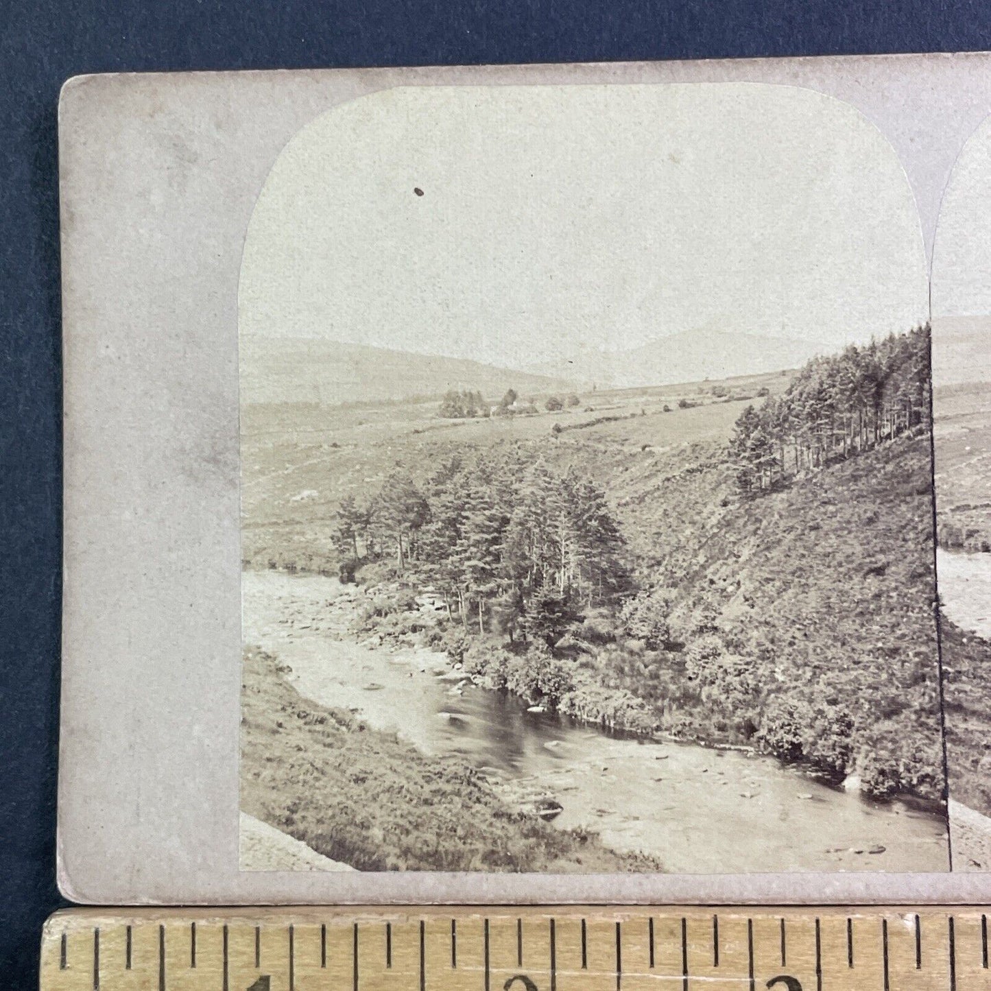 Angram Richmondshire Yorkshire Stereoview England UK Antique c1870 X1613