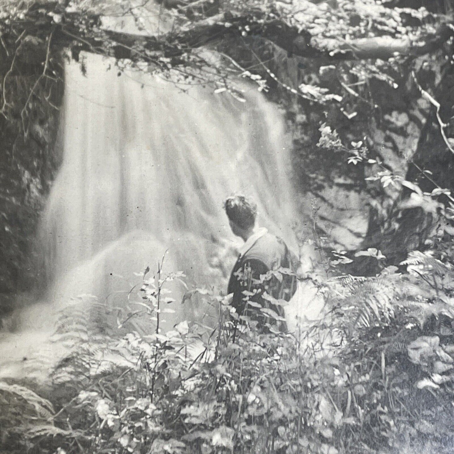 Antique 1894 Canadian Pacific Railway In BC Mountains Stereoview Photo Card P894