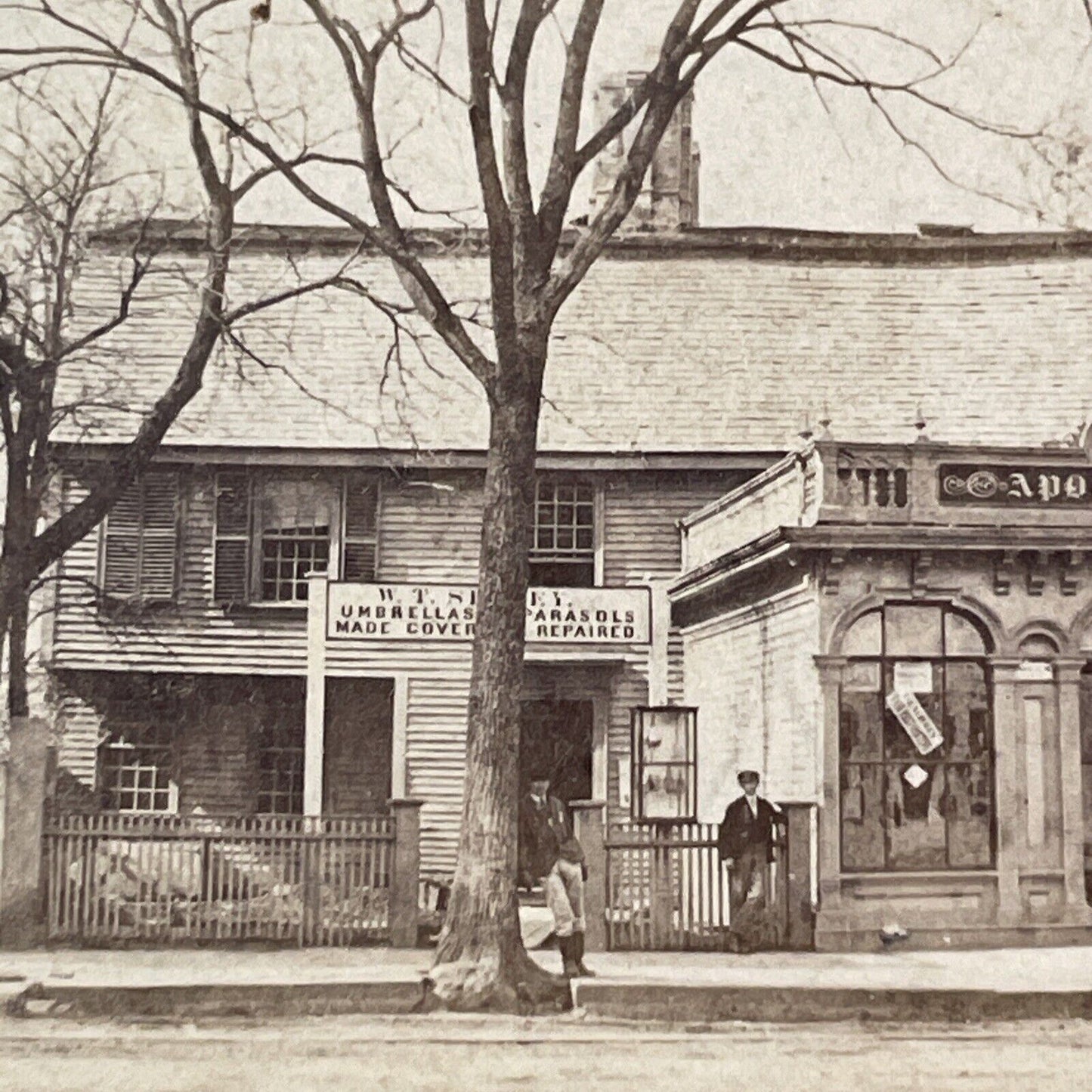 Salem Witch Trial House MASS J. Corwin Stereoview GK Proctor Antique c1867 X4092