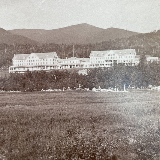 Antique 1870s Glen House Hotel Mt Washington NH Stereoview Photo Card V1704