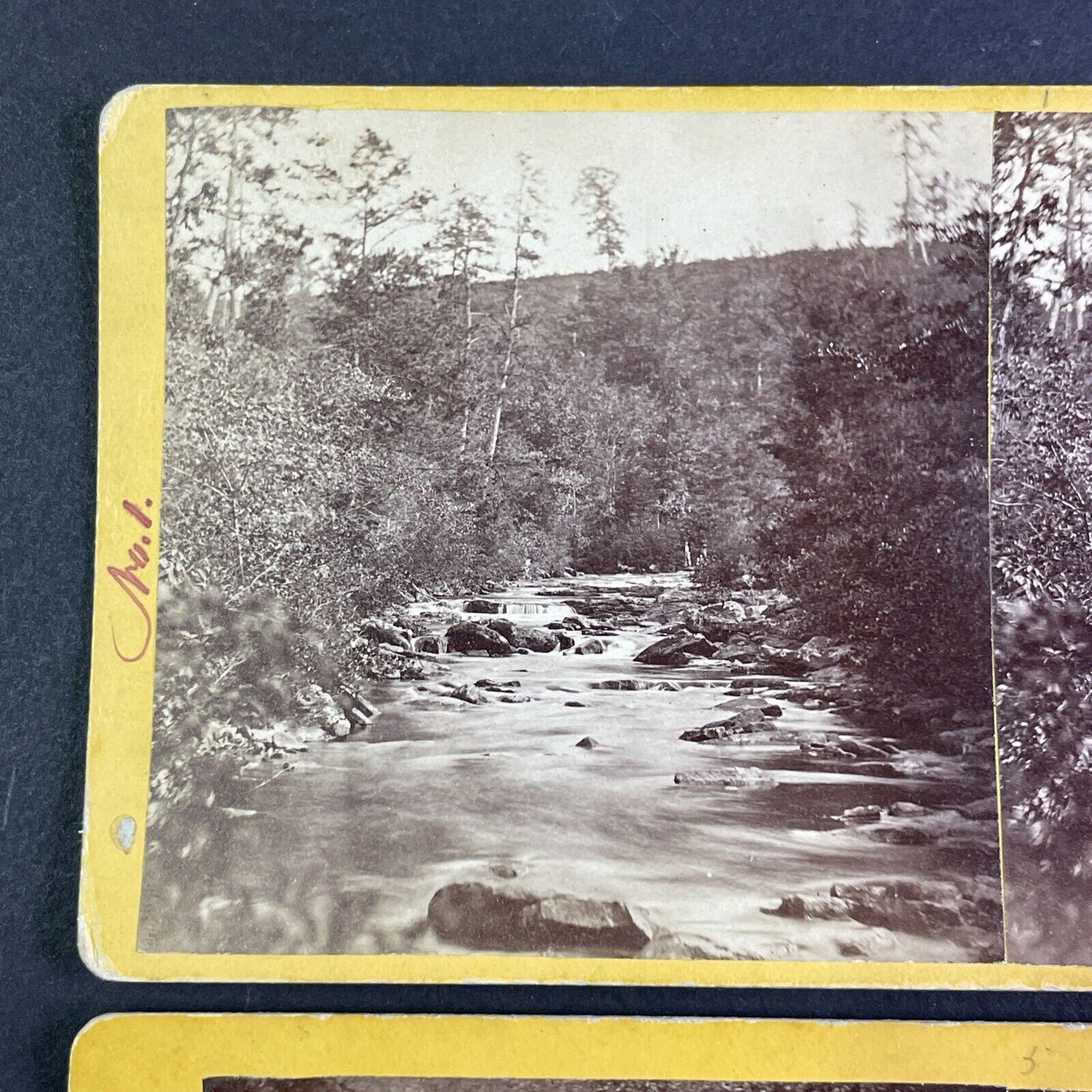 The Rattle River Lot Of 3 Stereoview New Hampshire Antique c1870 X3232