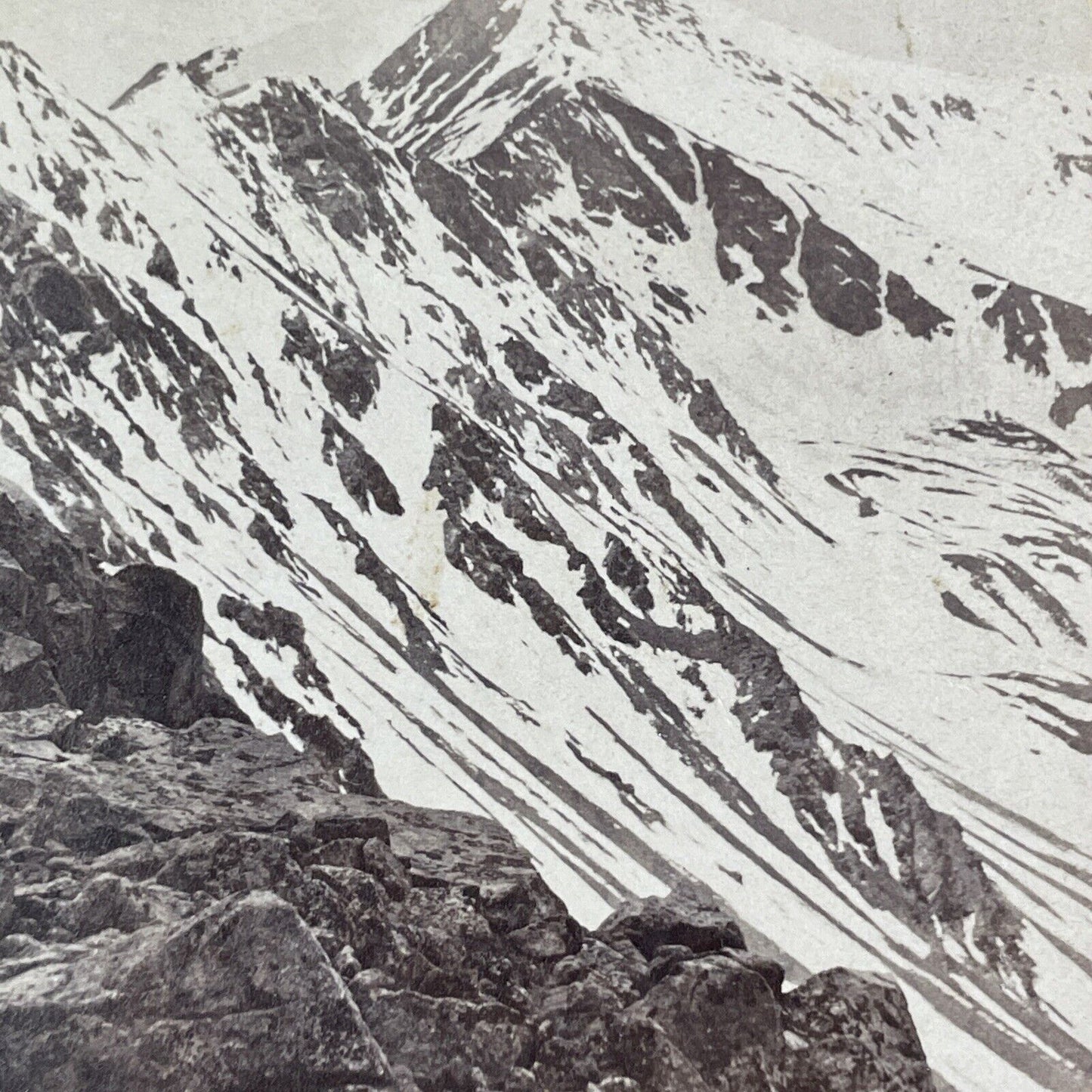 W.H. Jackson Hayden Geological Survey Stereoview Gray Peak Colorado c1872 X3635