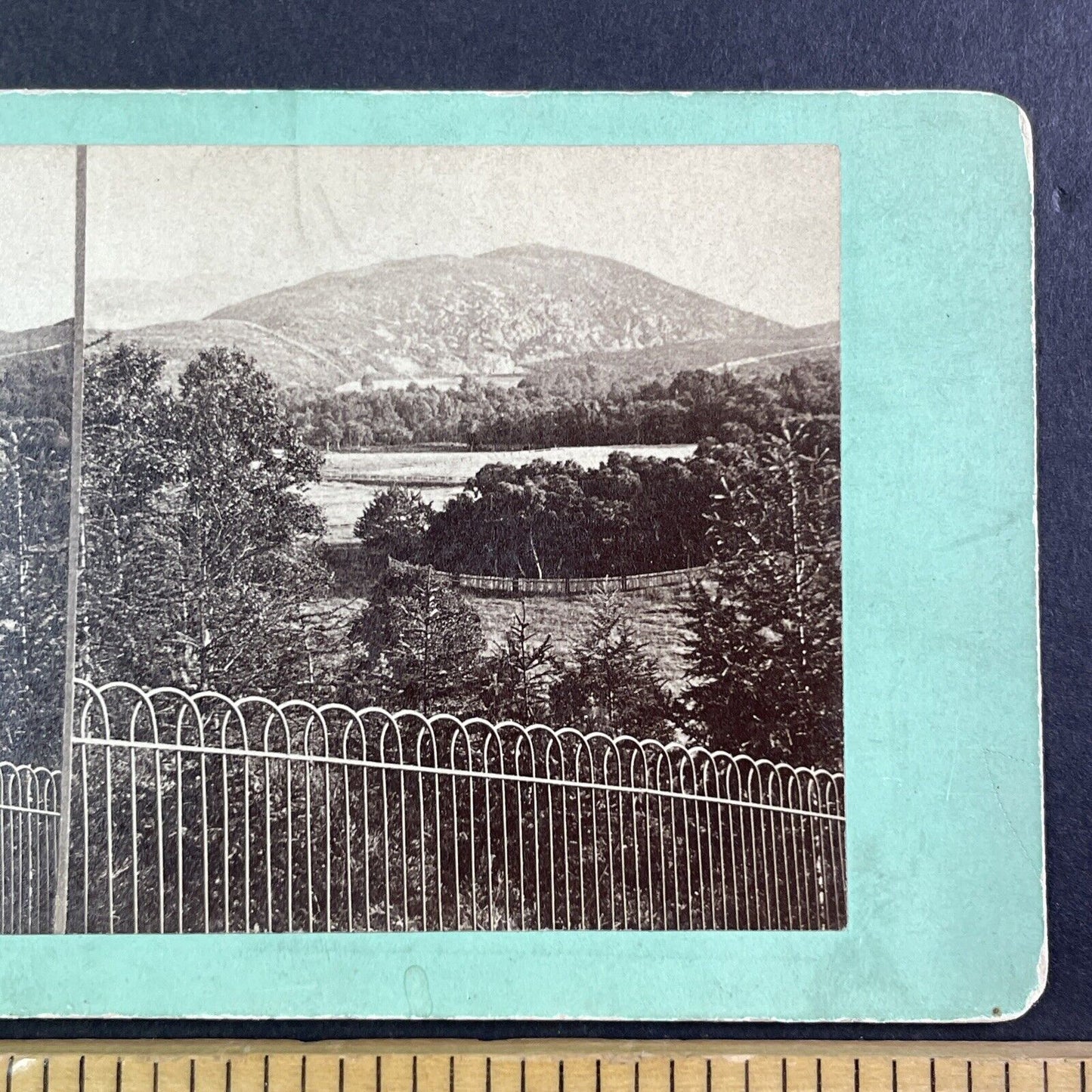 Albert Cairn Balmoral Cairns Deeside Scotland Stereoview Antique c1855 X3669