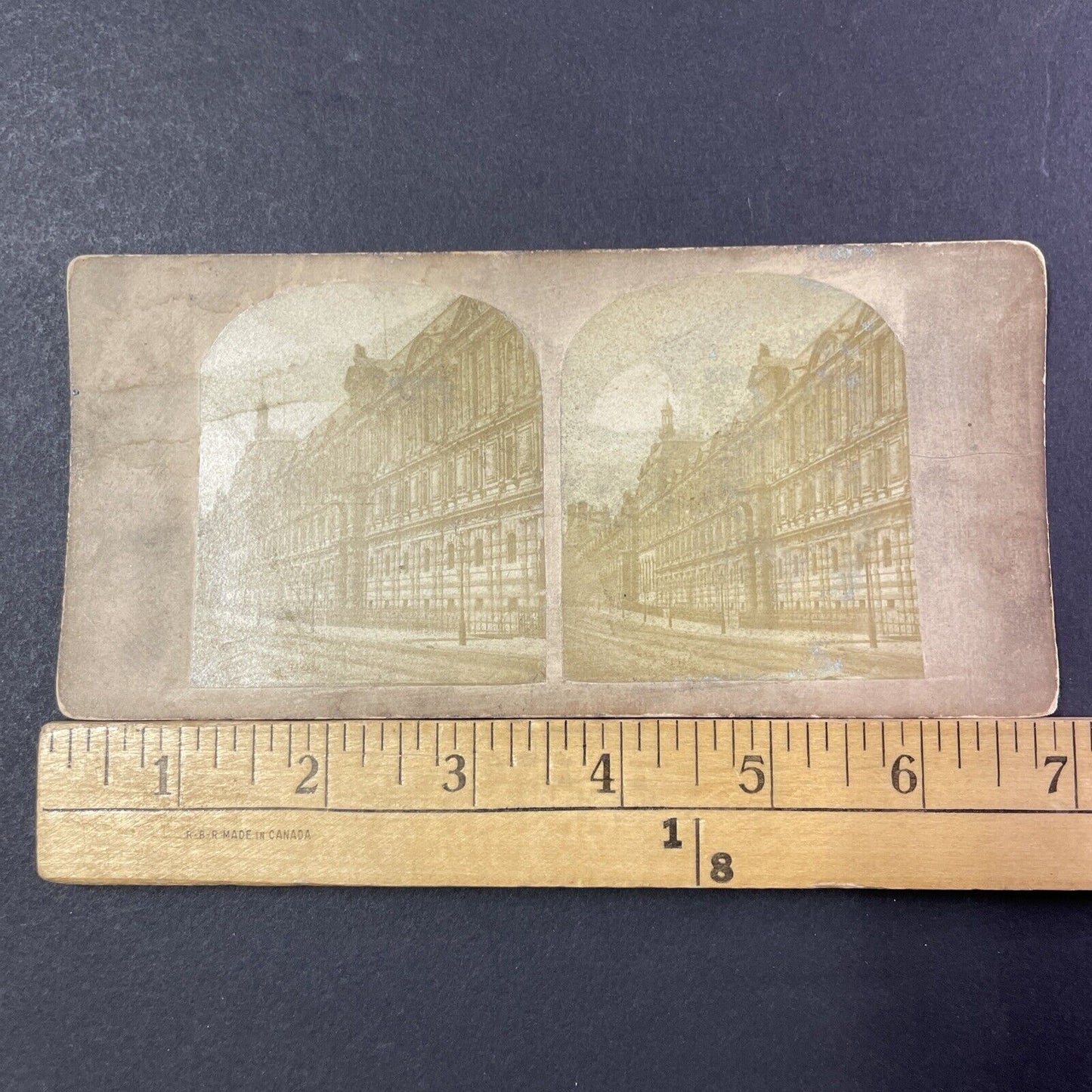 The Louvre Museum Paris France Stereoview Early Photo Antique c1855 X2790