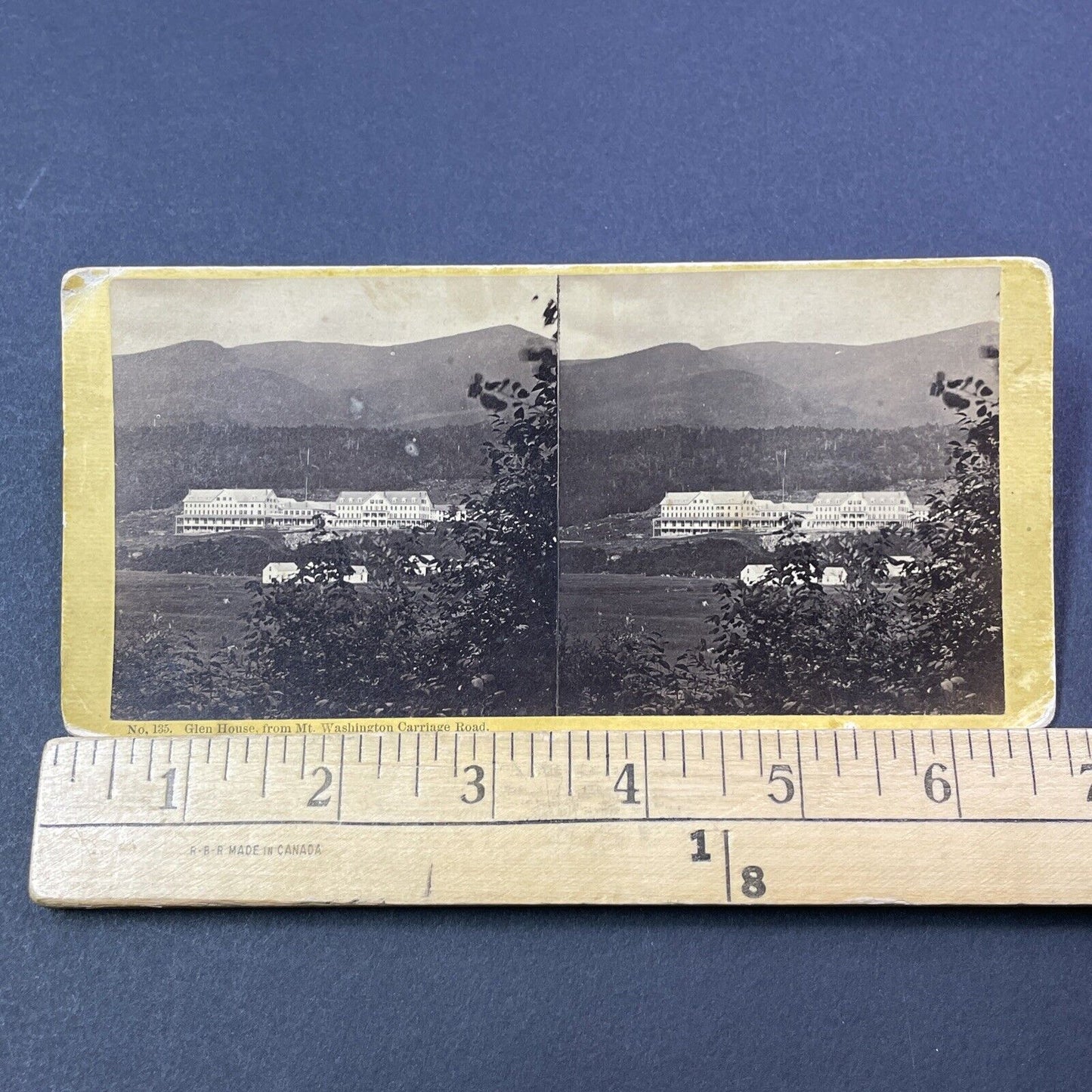 Antique 1870s The Glen House White Mountains NH Stereoview Photo Card V1780