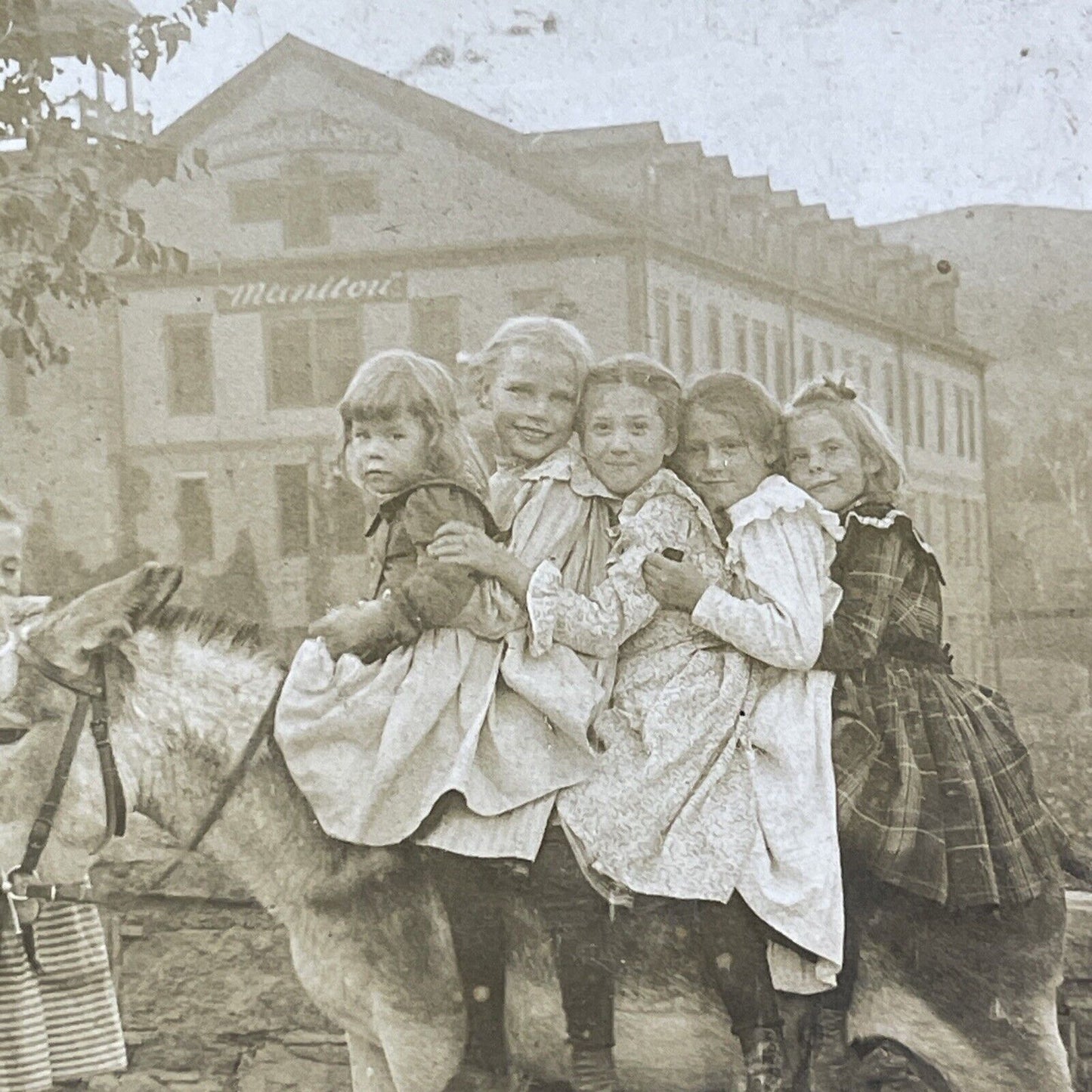 Manitou Mineral Water Bottling Co Manitou Springs Stereoview Antique c1901 X3141