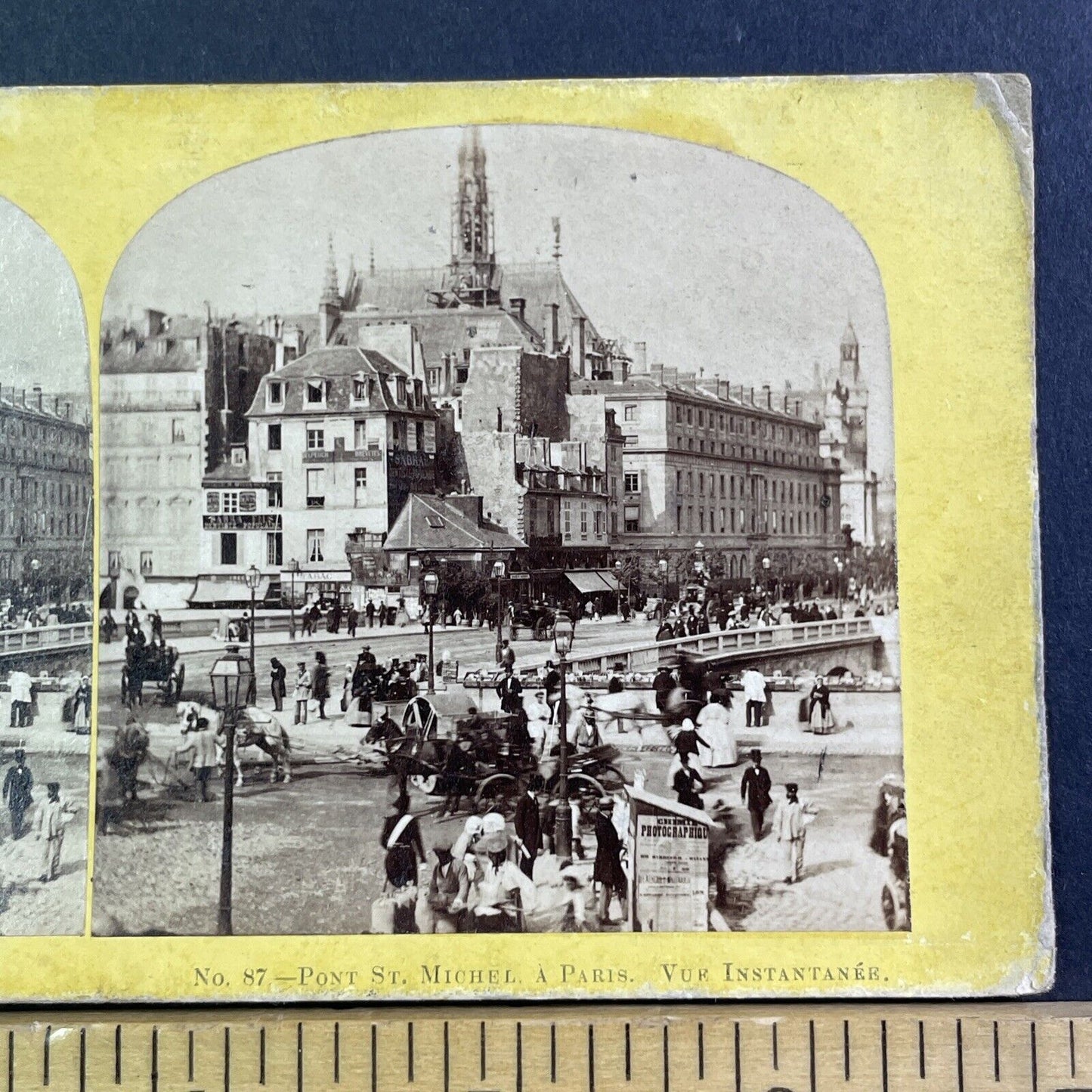 Sabra Fils Dentist Office Paris Stereoview Hippolyte Jouvin Antique c1863 X3770