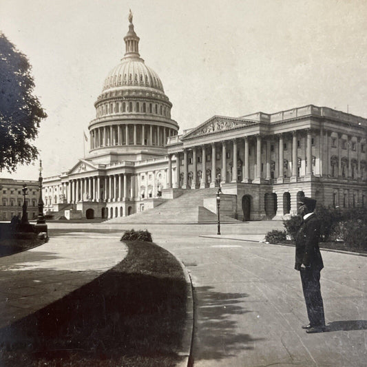 Antique 1910s The Capitol Building Washington DC Stereoview Photo Card P4838