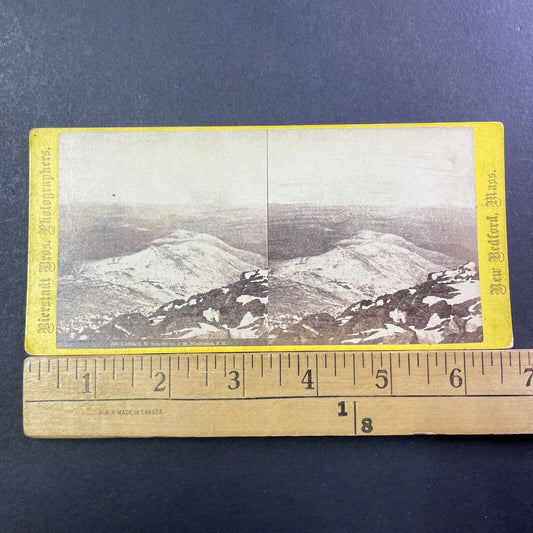 Mount Washington Summit NH Stereoview Charles Bierstadt Antique c1868 X976