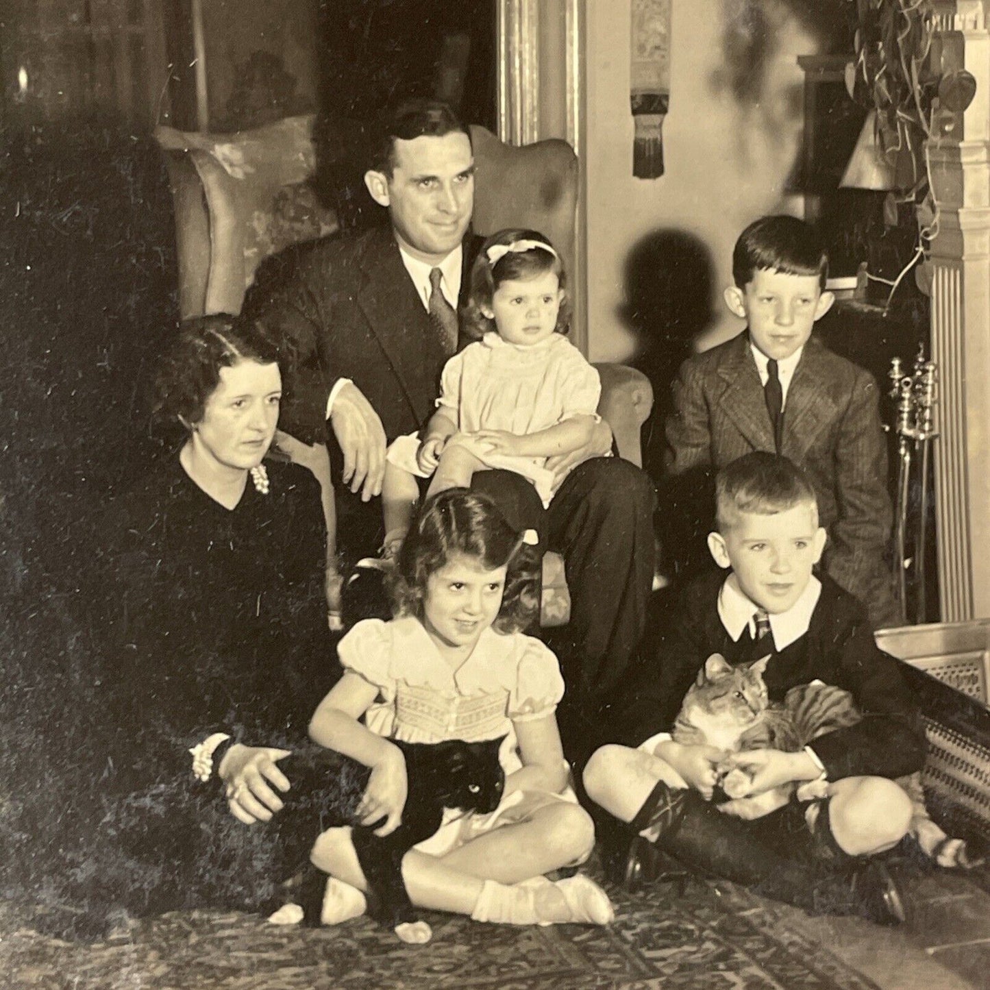 Dr Paul Sanderson With Family Stereoview Springfield MA Antique c1933 X2777