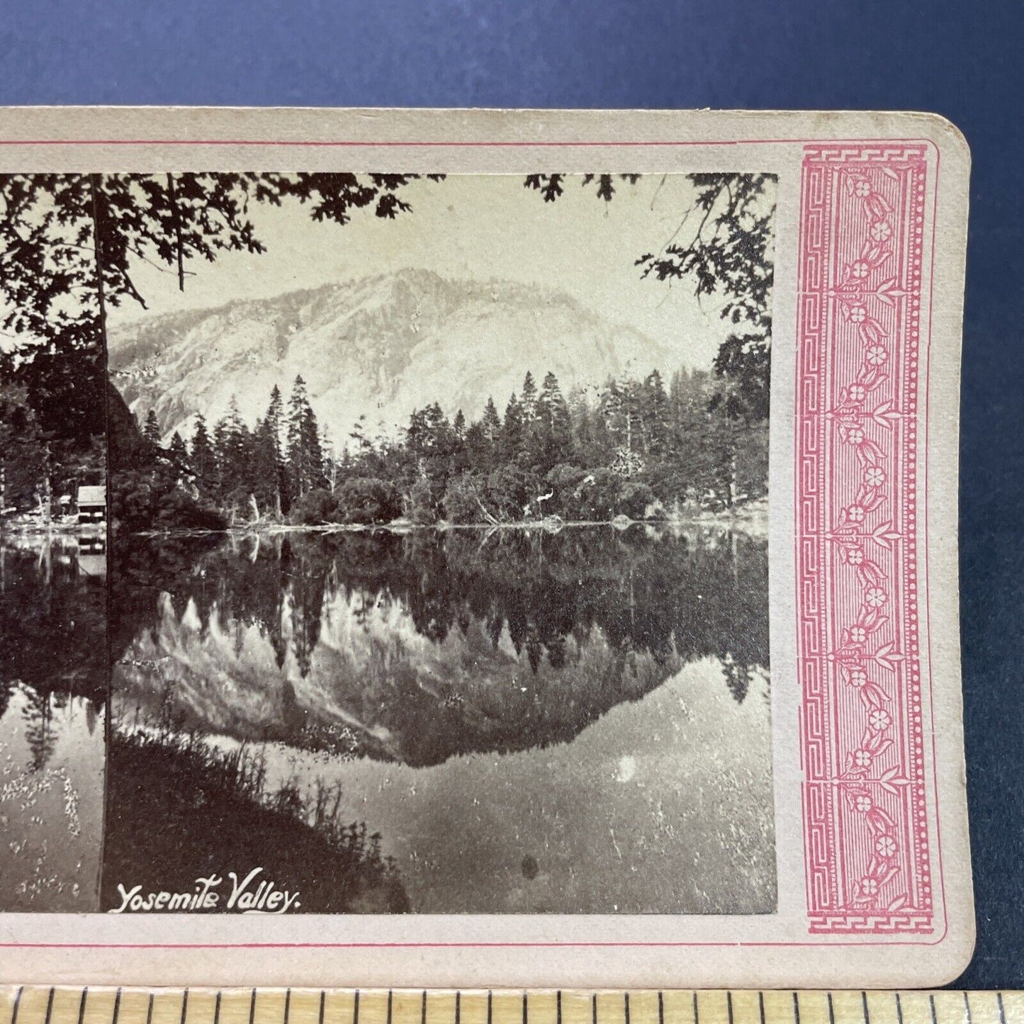 Antique 1880s Yosemite National Park CA Stereoview Photo Card P3491