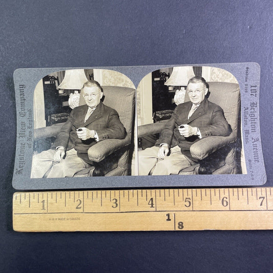 Dr. James Quinn Stereoview Connecticut and Massachusetts Dr Antique c1933 X4188