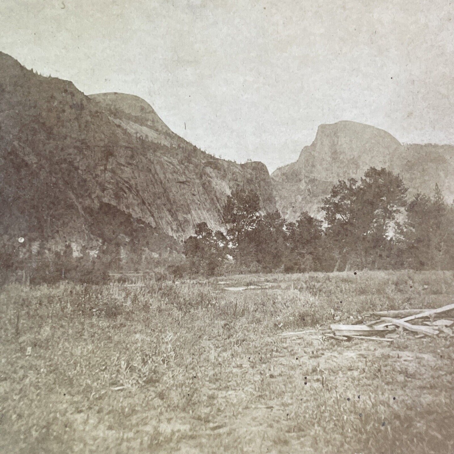 Day Dawn Yosemite J.G. Parks Stereoview Attributed to J.J. Reilly c1870 Y2530