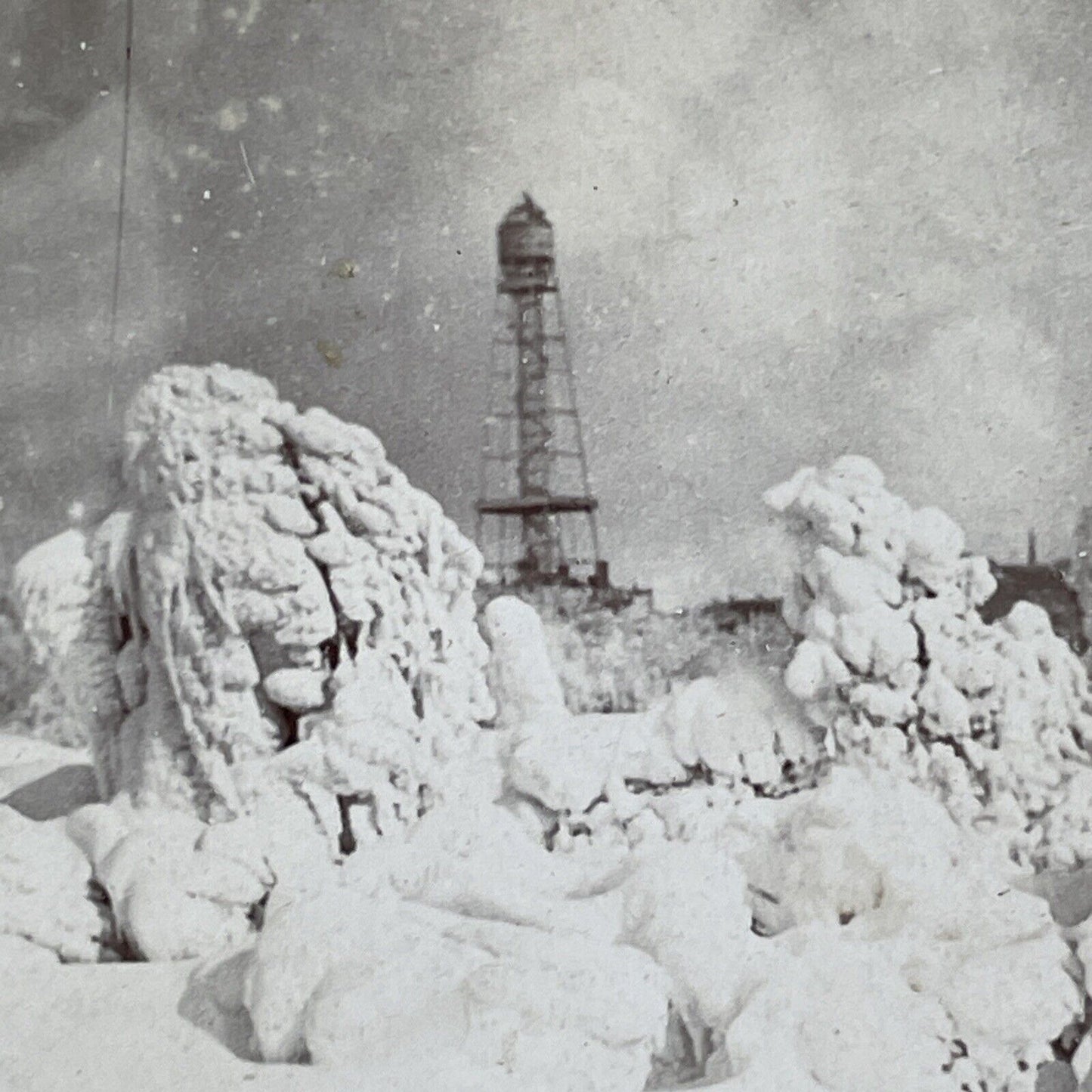 Observation Tower Luna Island New York Stereoview Antique c1898 X3183