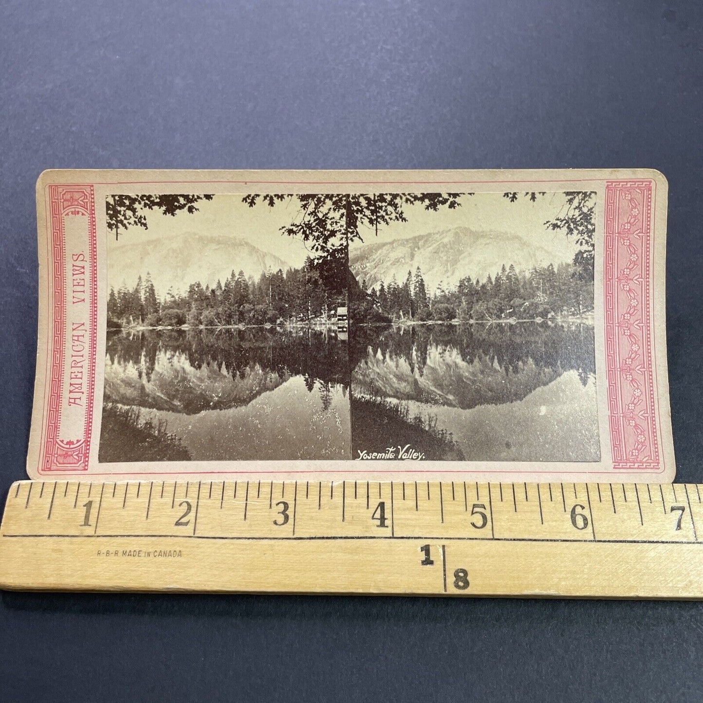 Antique 1880s Yosemite National Park CA Stereoview Photo Card P3491