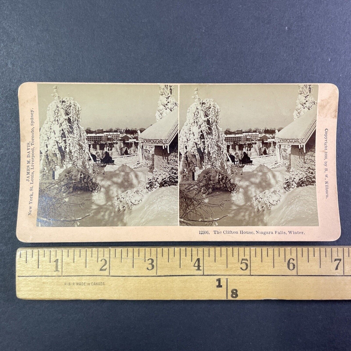 The Clifton House Niagara Falls Canada Stereoview Antique c1898 Y1858