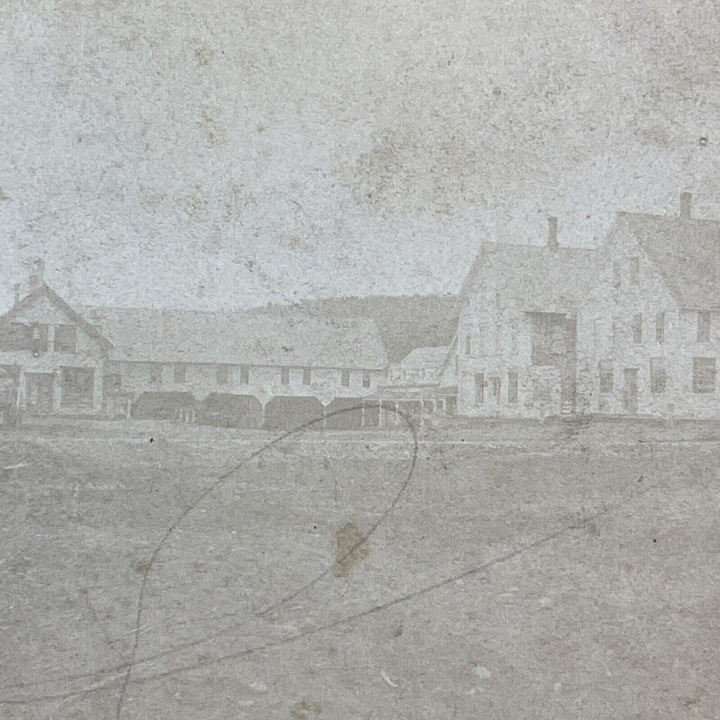 Horse Stables and Hotel Rochester NY Stereoview A.J. Whittemore c1870s Y1002
