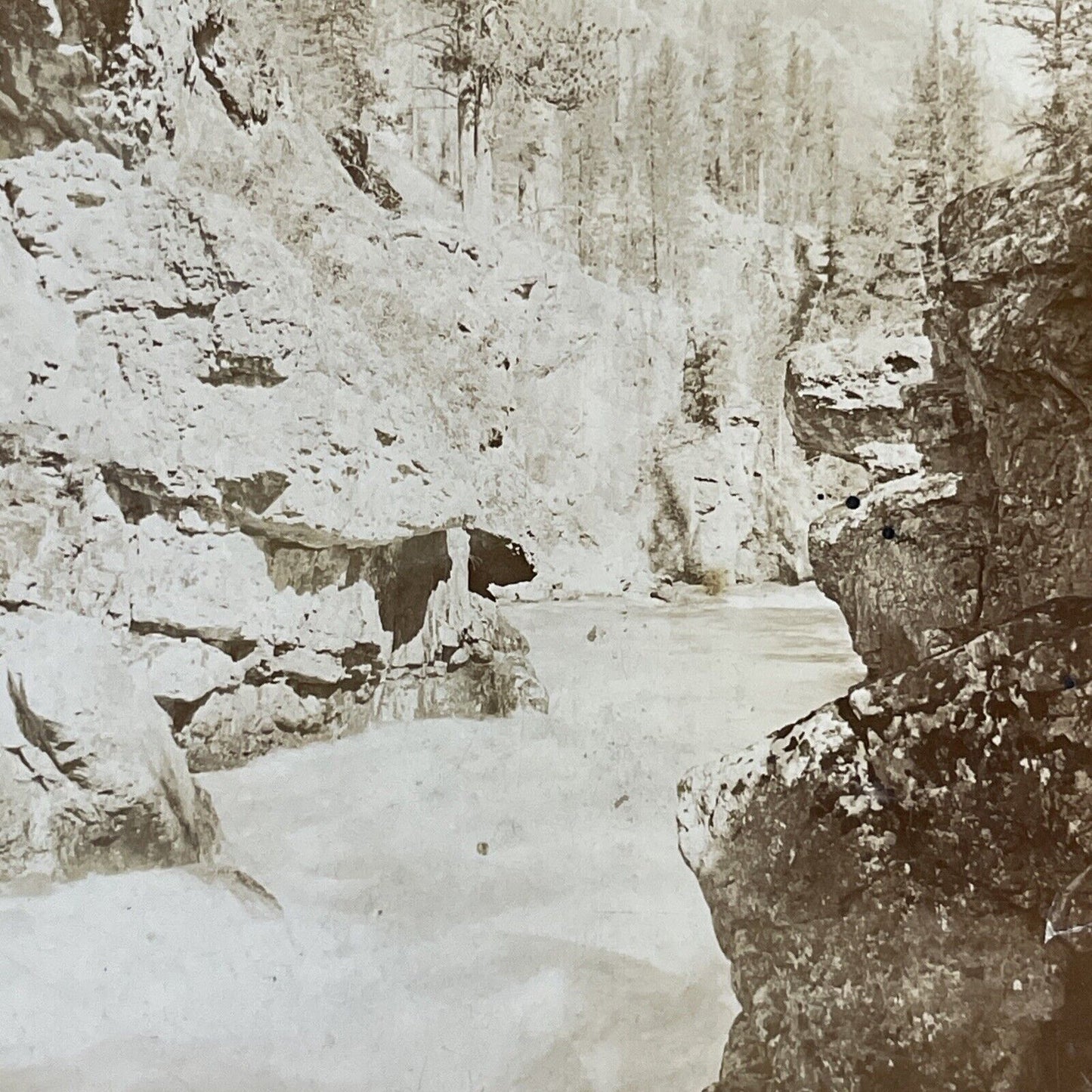 Kuragan River Valley Altai Russia Stereoview IR Tomashkevich Antique c1896 X2630