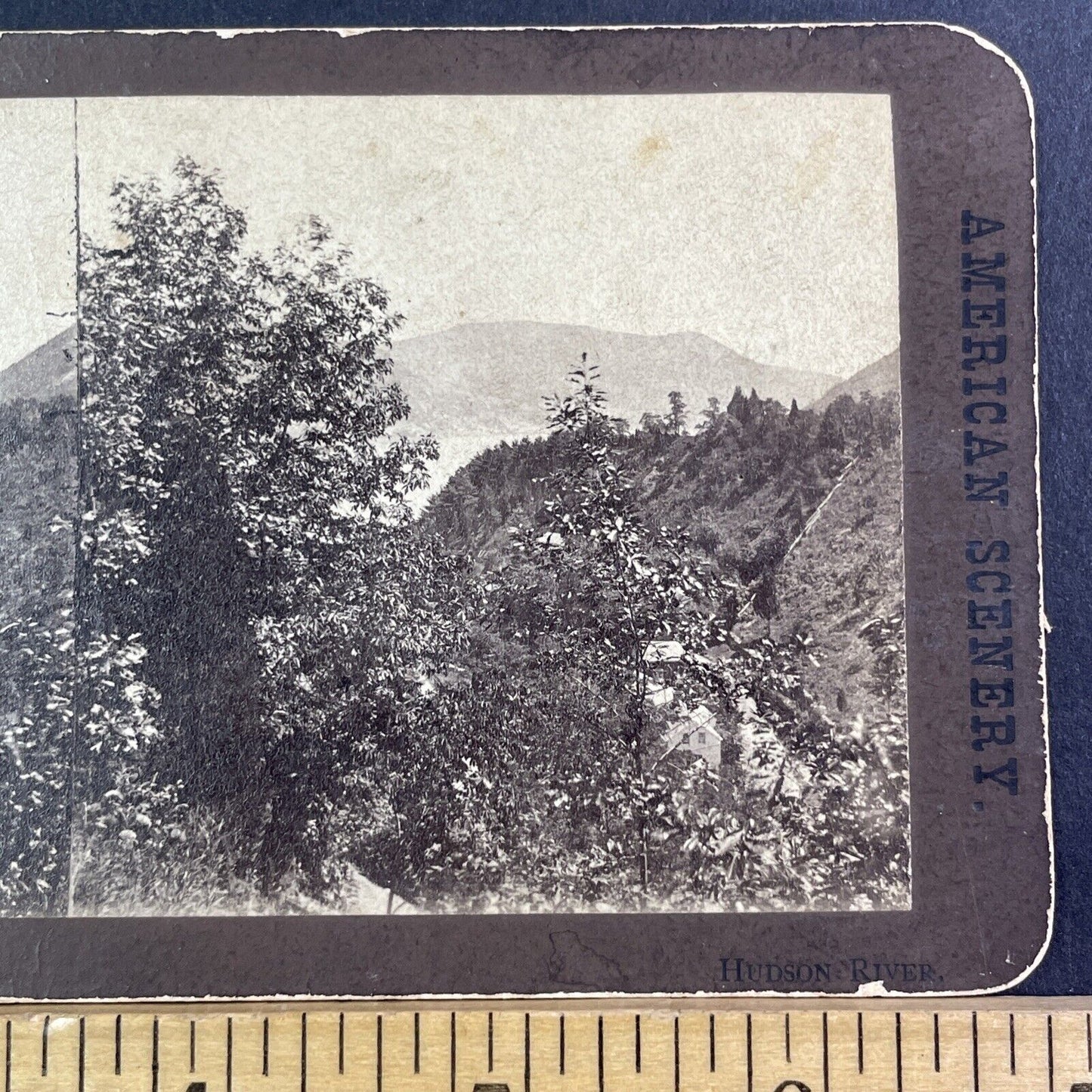 Bull Hill In Cold Spring New York Stereoview Hudson River Antique c1880 X1596