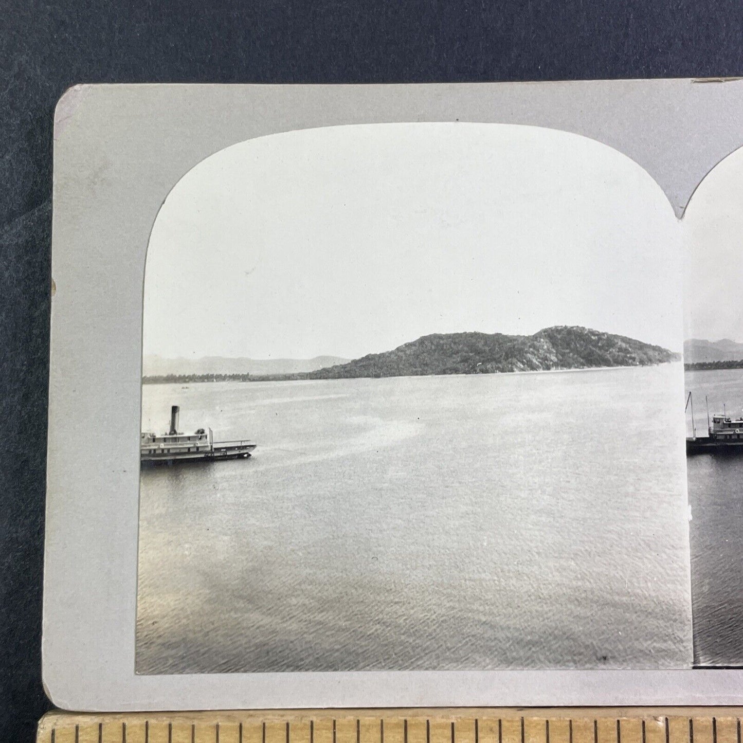 Steamboat In Vancouver Stereoview British Columbia BC Antique c1910 X1590