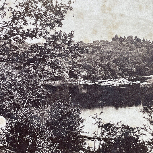 Antique 1860s Lakes Of Killarney Ireland Stereoview Photo Card P1200