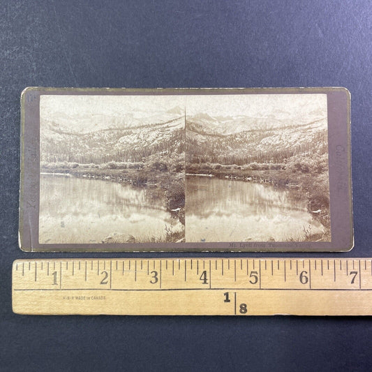 Mount Lyell Yosemite Tolumne California Stereoview Antique c1870s Y033