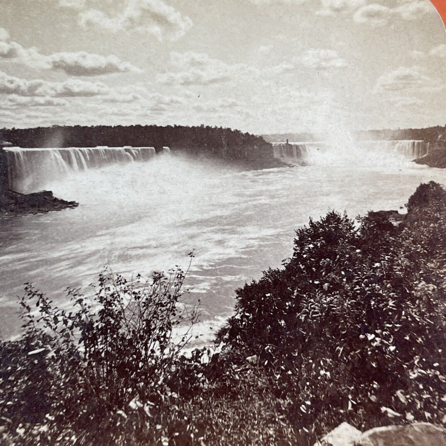 Niagara Falls Vista View Stereoview George Curtis Antique c1870 Y2441