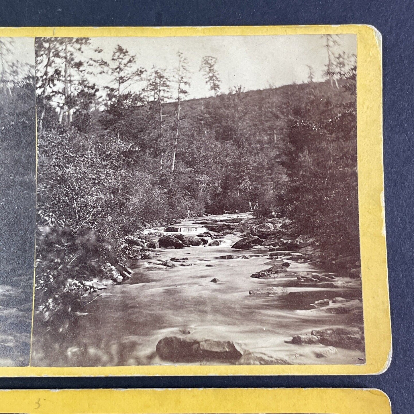 The Rattle River Lot Of 3 Stereoview New Hampshire Antique c1870 X3232