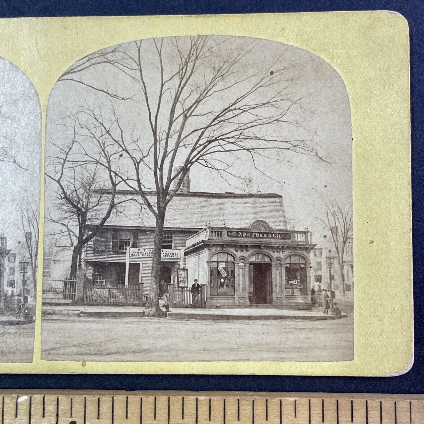 Salem Witch Trial House MASS J. Corwin Stereoview GK Proctor Antique c1867 X4092