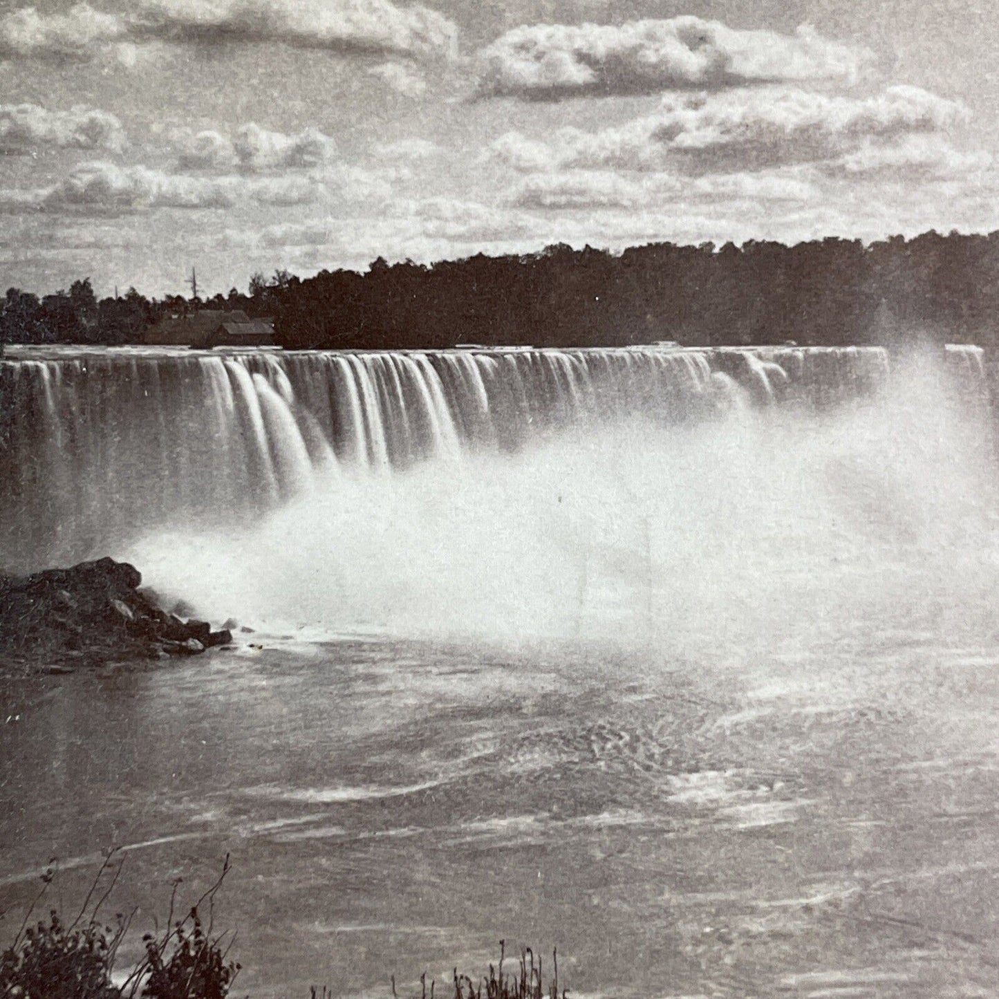 New York Niagara Falls Stereoview George Curtis SPELLING ERROR c1870s Y2761