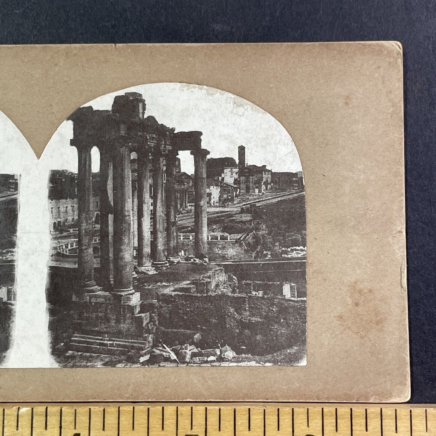 Ruins Of The Acropolis Unexcavated Athens Stereoview Antique c1852 X1889