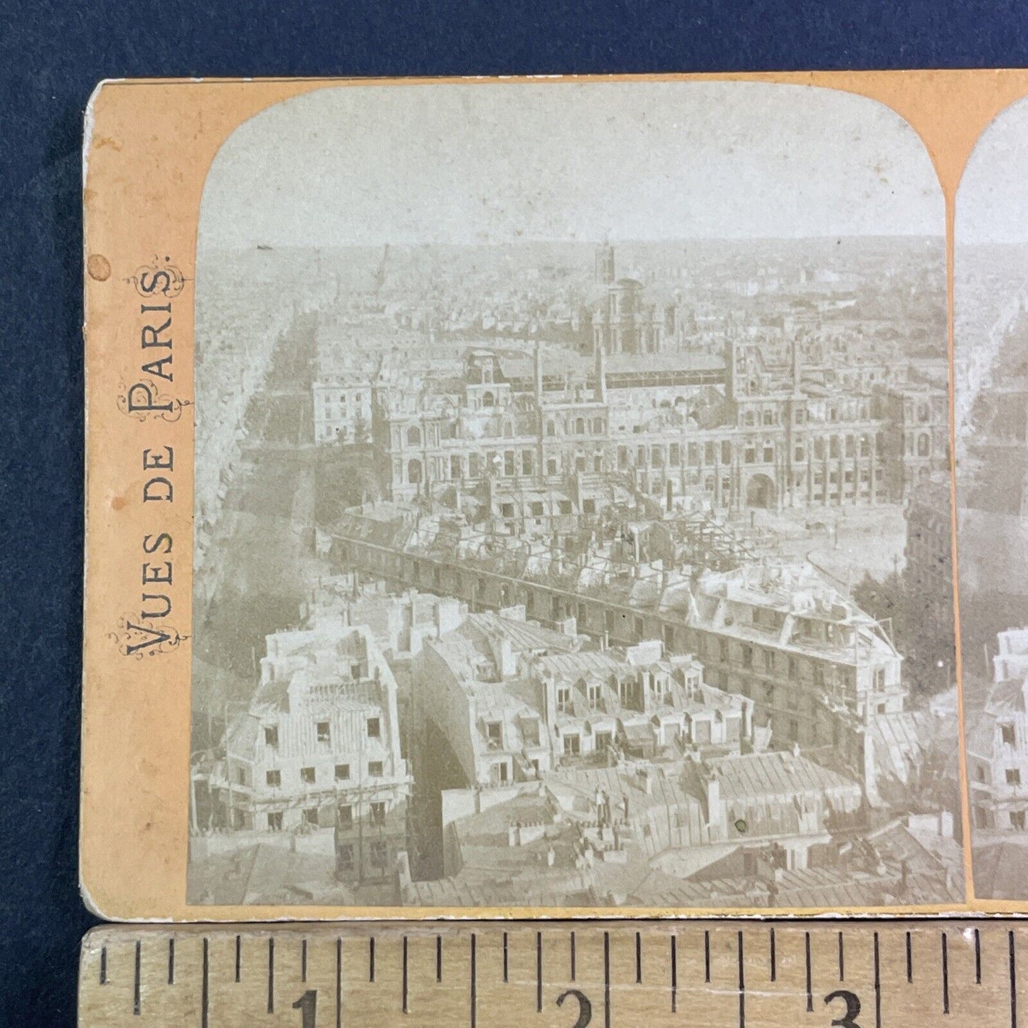 The City Of Paris France Stereoview CP Photography Antique c1865 X1566