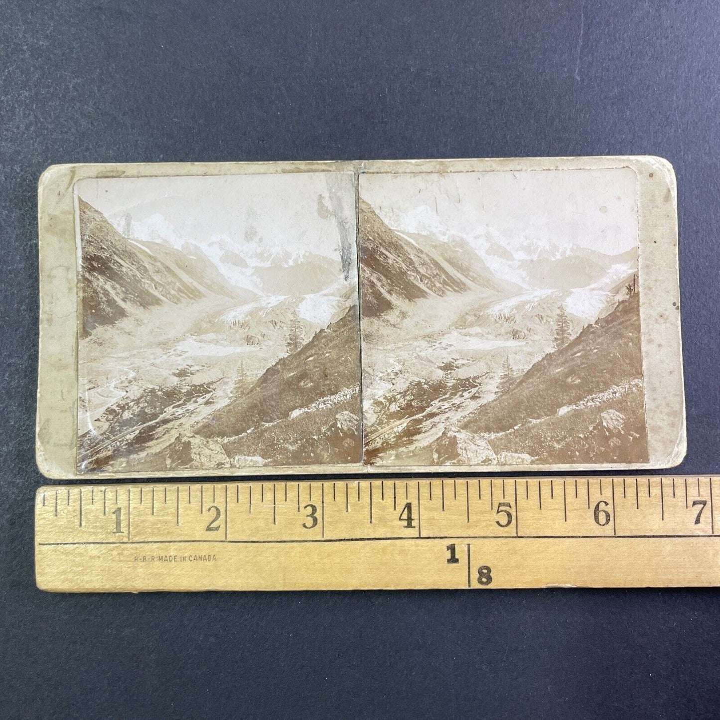 Belukha Mountain Altai Russia Stereoview IR Tomashkevich Antique c1896 X2627