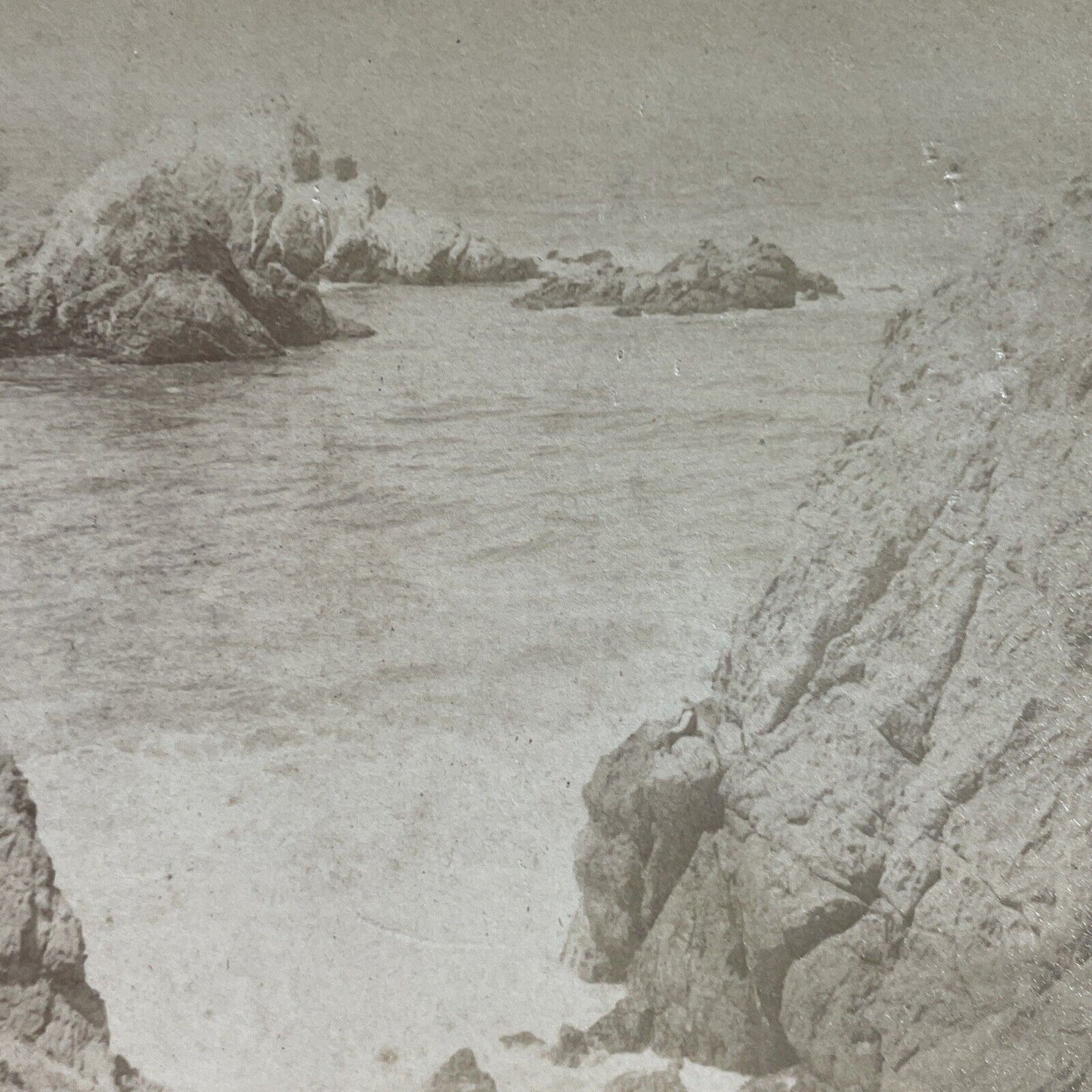 Antique 1892 Seal Rocks San Francisco California Stereoview Photo Card P3571