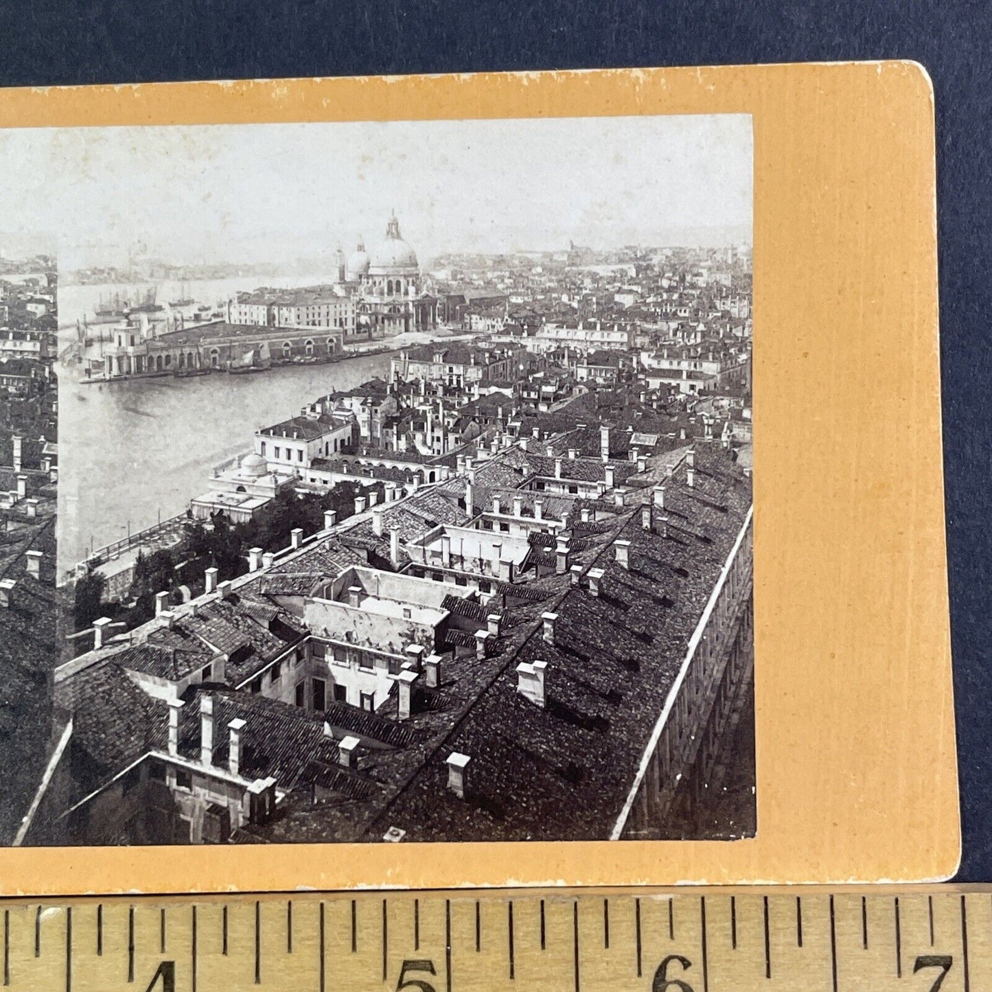 Carlo Ponti View Of Venice Italy Stereoview Carlo Ponti Antique c1855 X3300