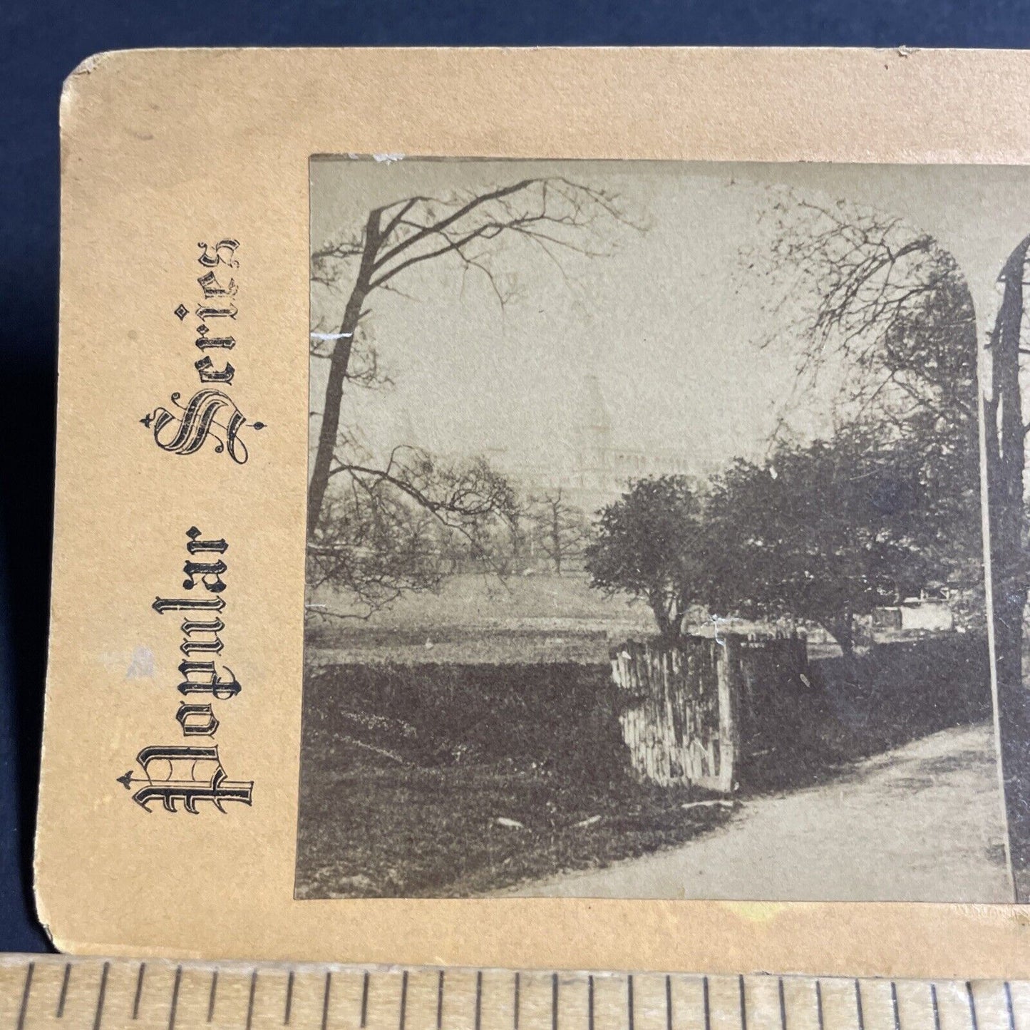 Antique 1870s Alexandra Palace London England Stereoview Photo Card P4547