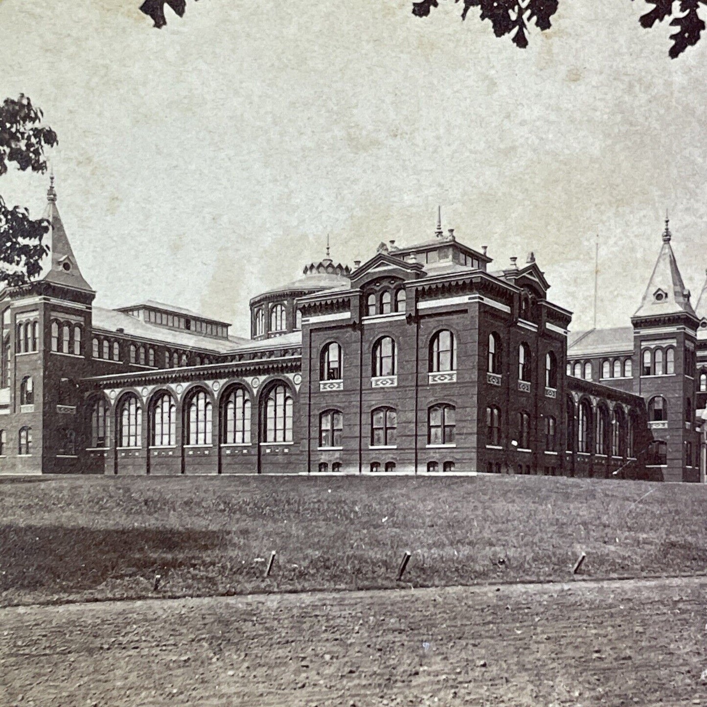 Smithsonian Instituion Nationl Museum Stereoview Washington Antique c1875 X1652