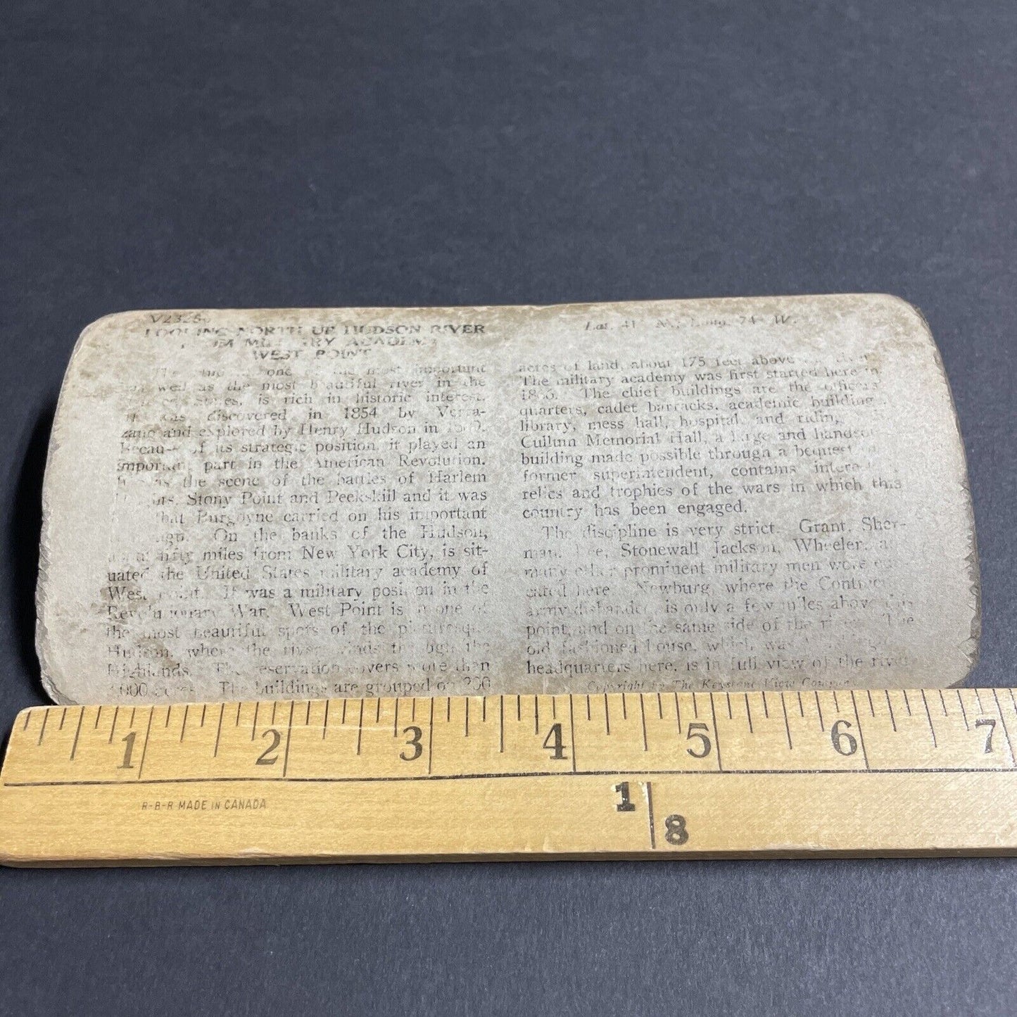 Antique 1909 West Point Armament New York Stereoview Photo Card P4308