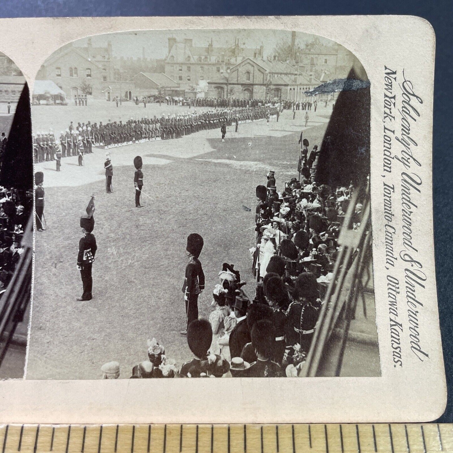 Antique 1902 Coronation Of King Edward VII England Stereoview Photo Card P3893